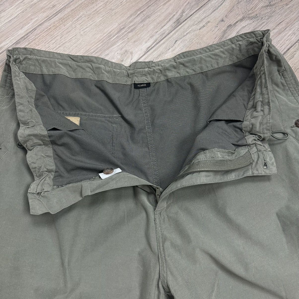 Marlboro Vintage Marlboro Classics Y2K Utility Cargo Beige Pants Size US 33 - 8 Thumbnail
