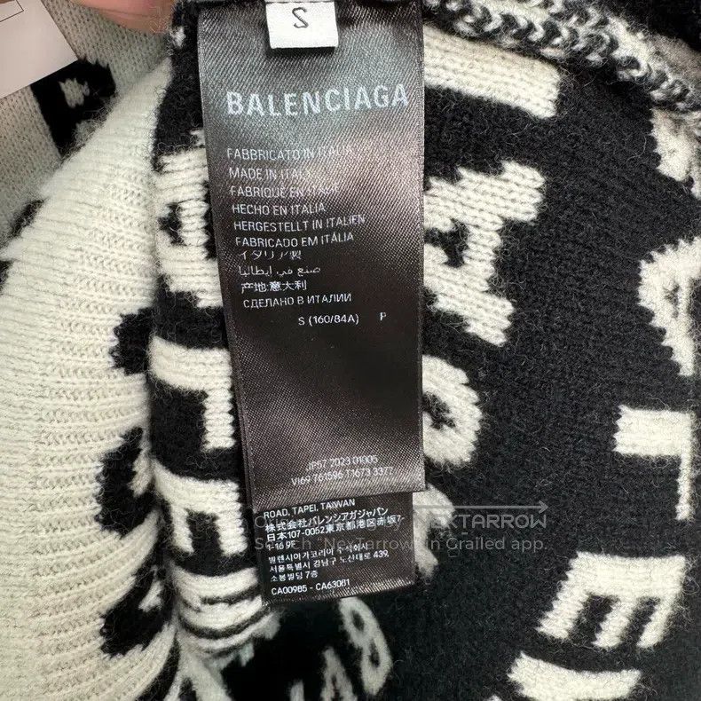Balenciaga Balenciaga Letter printed sweater/S Size US S / EU 44-46 / 1 - 4 Thumbnail