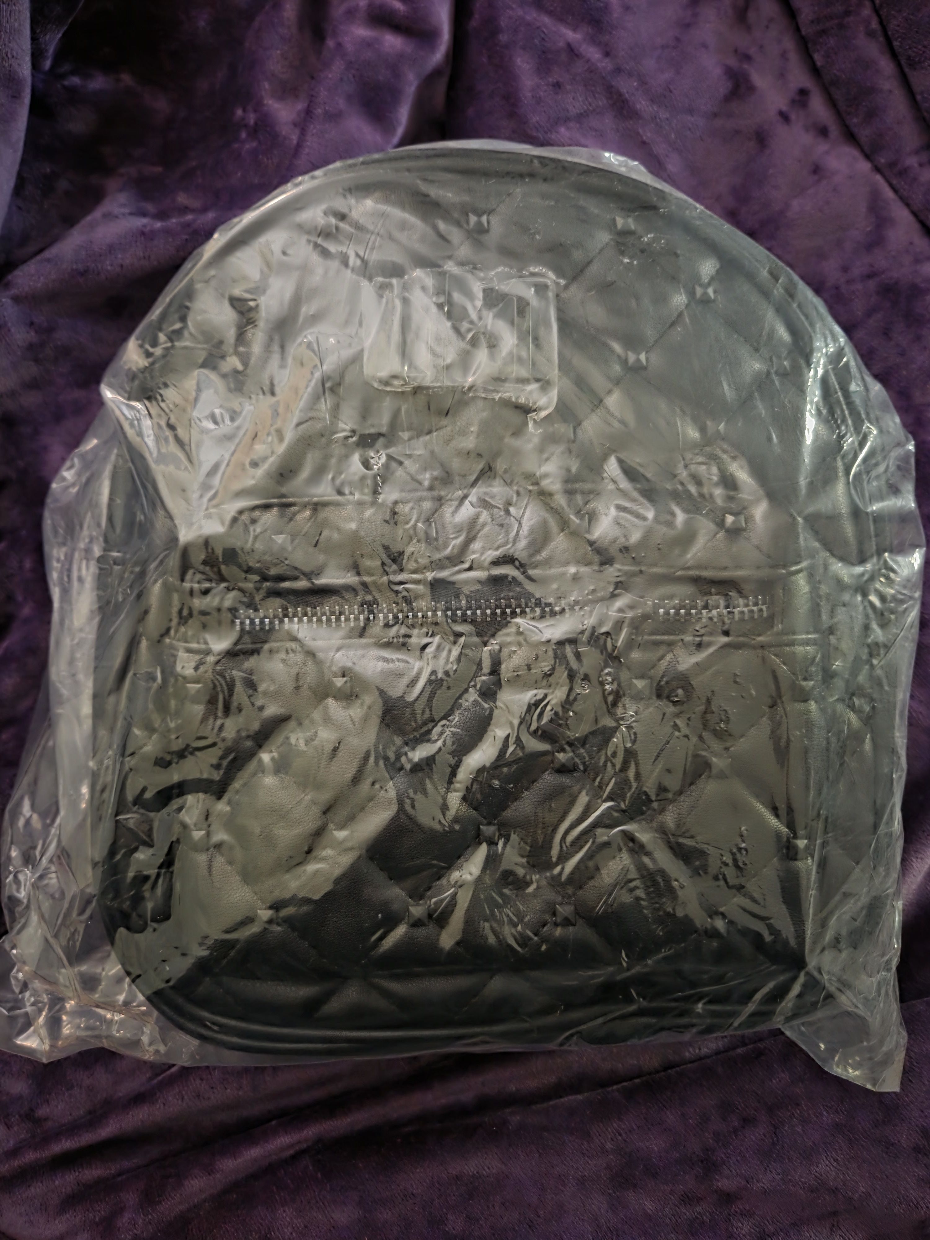 Badgley Mischka NWT Badgley Mischka Vegan Leather Mini Backpack In Black Size ONE SIZE - 2 Thumbnail