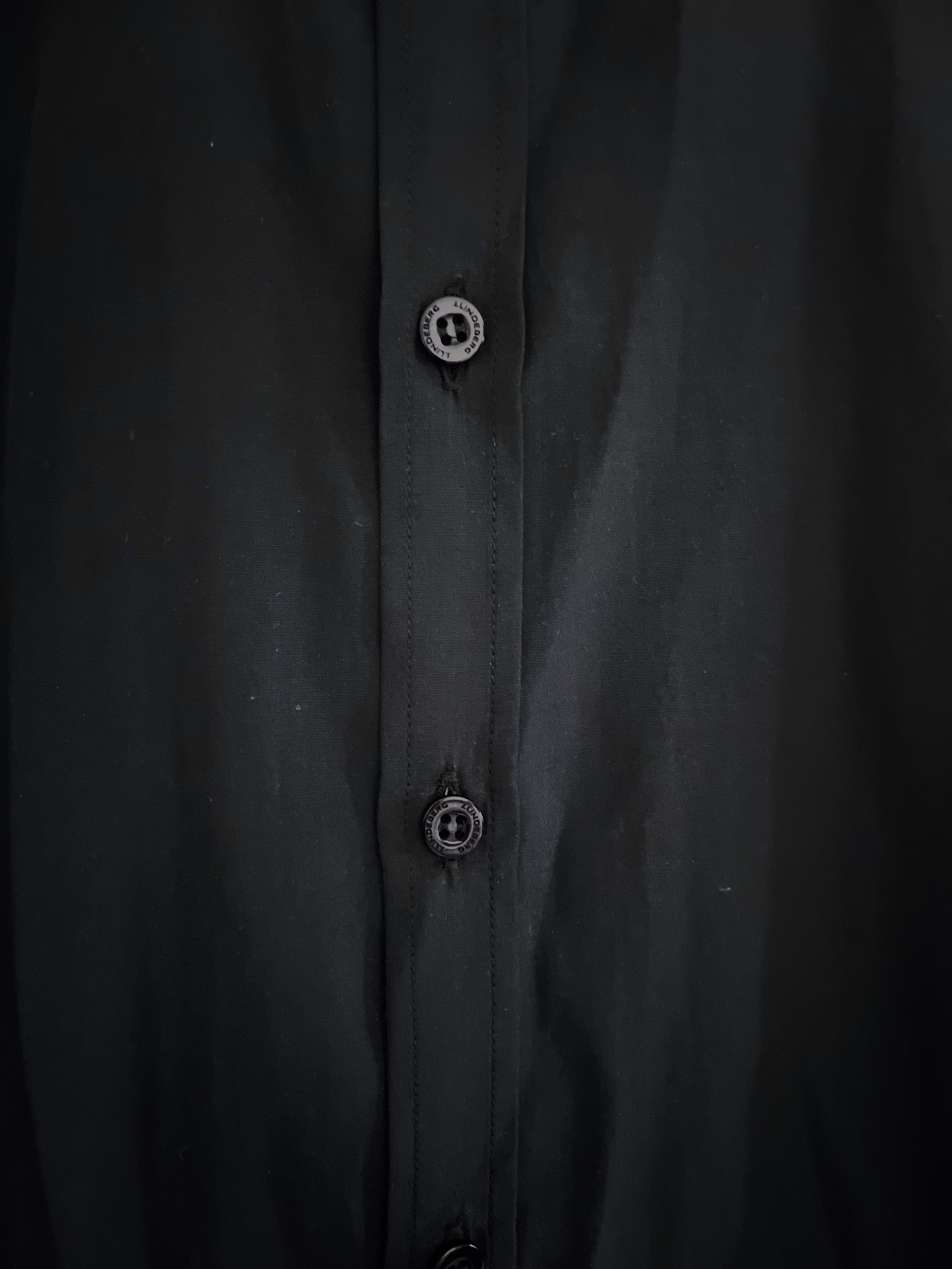 J.Lindeberg black button up shirt Size US S / EU 44-46 / 1 - 4 Thumbnail