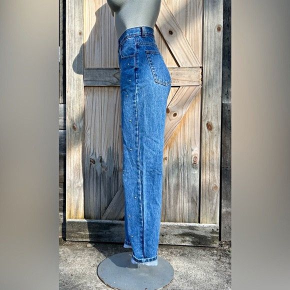 Other Vintage 80s Fredericks of Hollywood Studded Mom Jeans Size 28" / US 6 / IT 42 - 3 Thumbnail