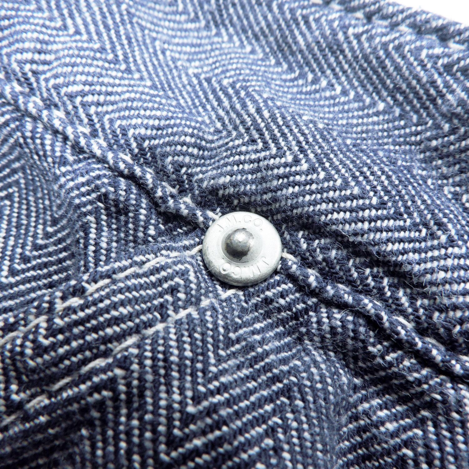 The Real McCoy's 8HU LOT 724 DOUBLE KNEE HERRINGBONE LIGHT CHAMBRAY TROUSERS Size US 32 / EU 48 - 11 Thumbnail