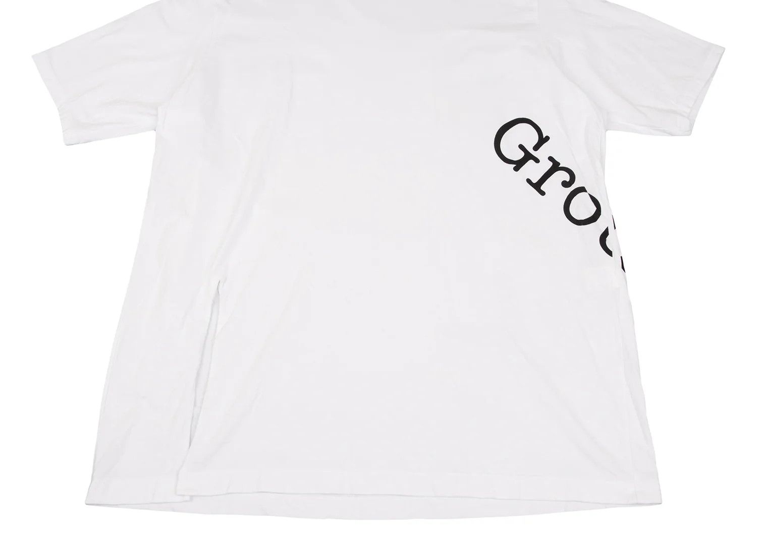 Yohji Yamamoto Logo Print Hem Slit Design Long Sleeve T-Shirt White Size US S / EU 44-46 / 1 - 5 Thumbnail