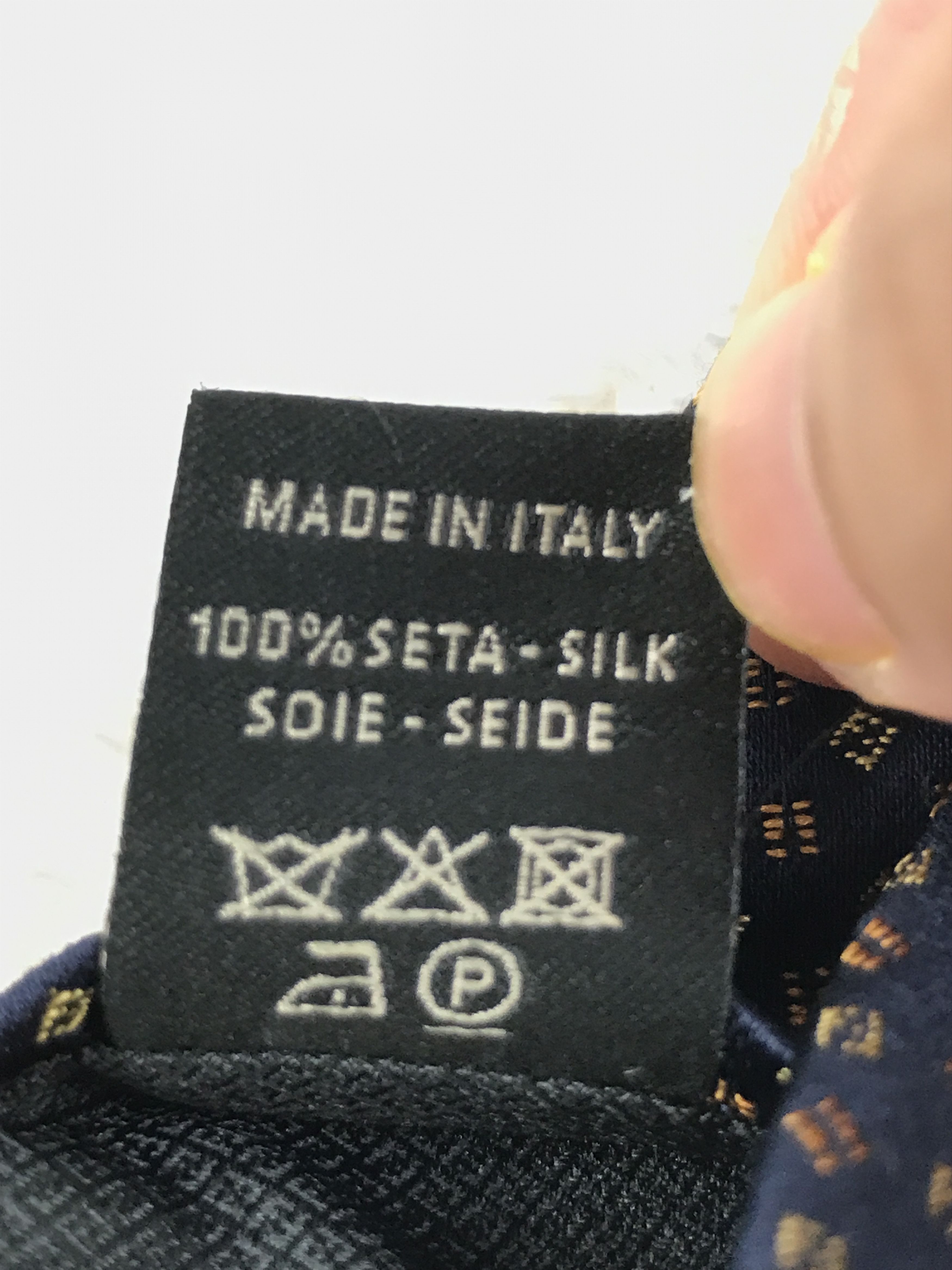Fendi Vintage Fendi Monogram Silk Necktie Size ONE SIZE - 7 Thumbnail