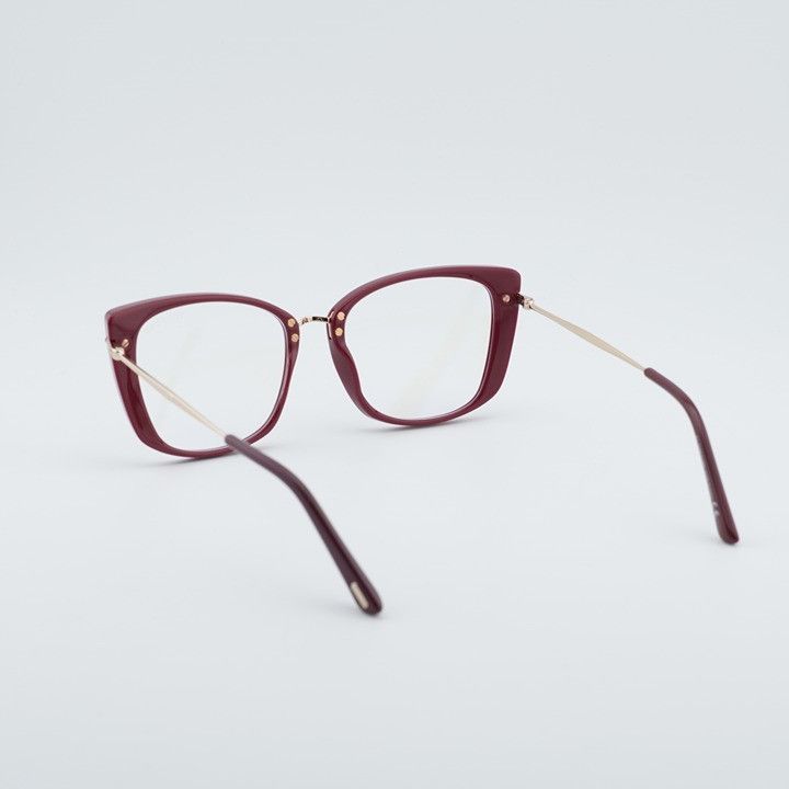 Tom Ford Tom Ford FT5816-B 074 Eyeglasses Fuchsia 53mm Cat Eye Frame Size ONE SIZE - 4 Thumbnail