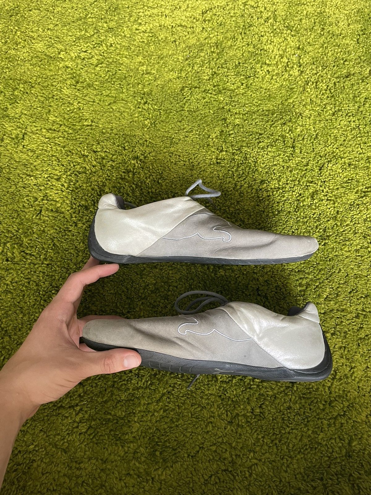 Designer × Puma × Vintage Puma 2000s vintage real suede leather Y2K sneakers Size US 7.5 / EU 40-41 - 4 Thumbnail