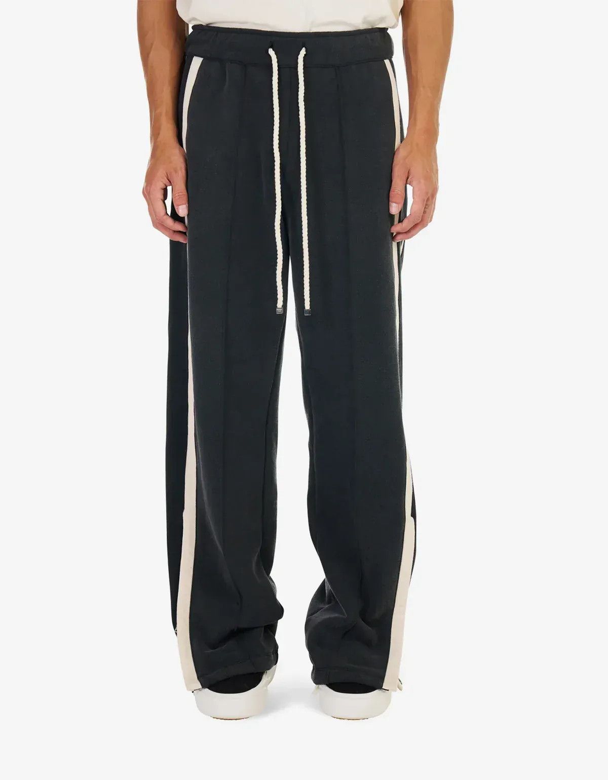 Nahmias Nahmias Black P.E. Heavy Cotton Track Pant Size US 28 / EU 44 - 1 Thumbnail