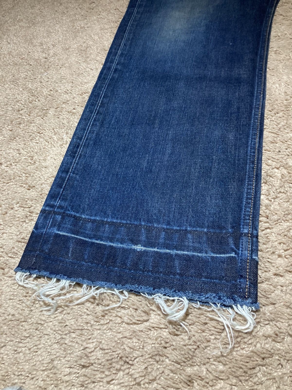 Celine New AW24 Celine Hedi Slimane Dark Wash Wesley 2024 Cut Kurt Size US 32 / EU 48 - 7 Thumbnail