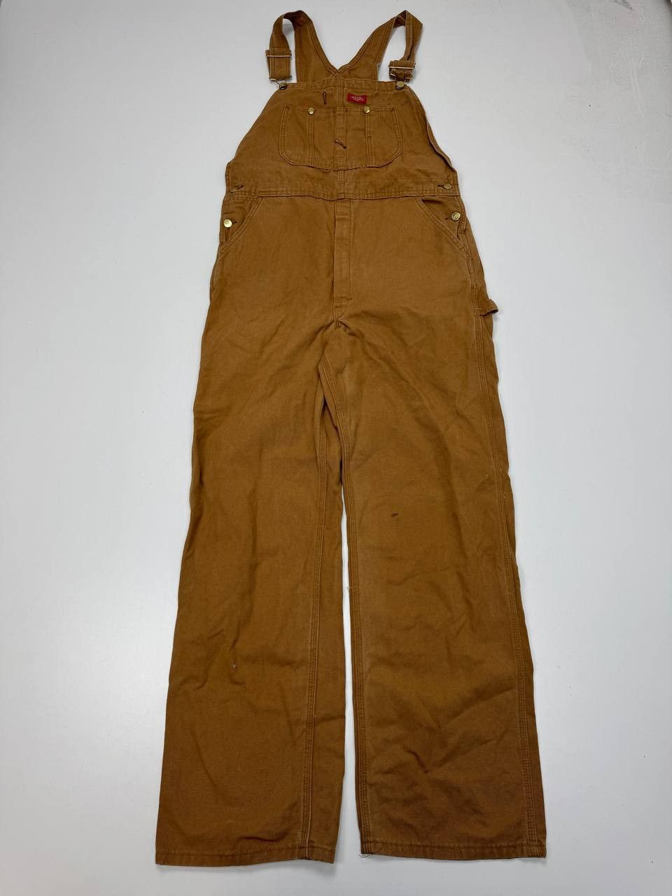 Dickies Vintage Dickies Arbeitslatzhose Herren Braun Size US 38 / EU 54 - 1 Thumbnail