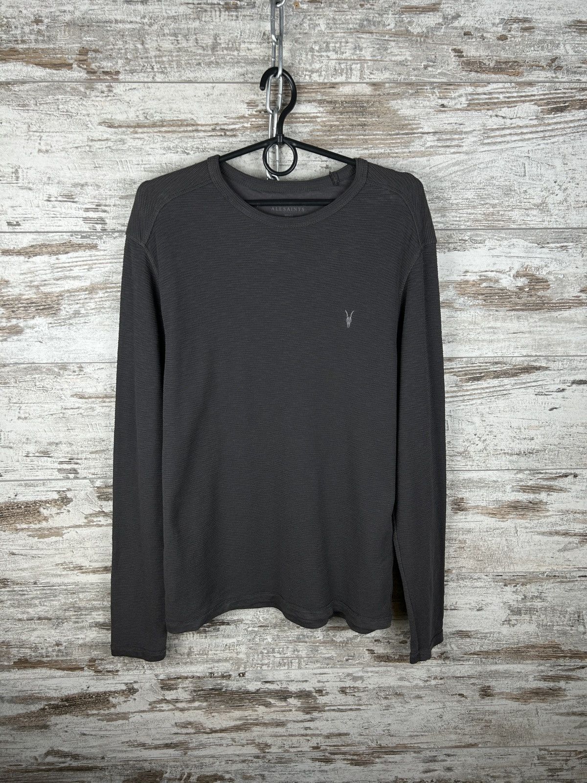 Allsaints × Japanese Brand Mens Vintage AllSaints CLASH LS CREM longsleeve T-shirt y2k Size US S / EU 44-46 / 1 - 2 Thumbnail