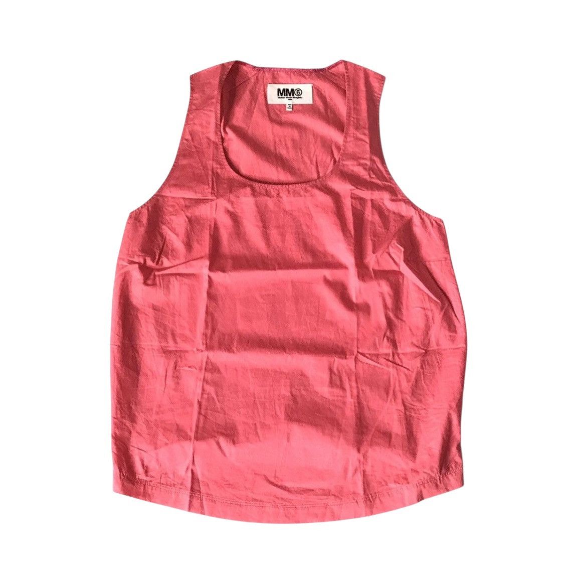 Maison Margiela Vintage mm6 pleated pink tank top Size S / US 4 / IT 40 - 1 Thumbnail