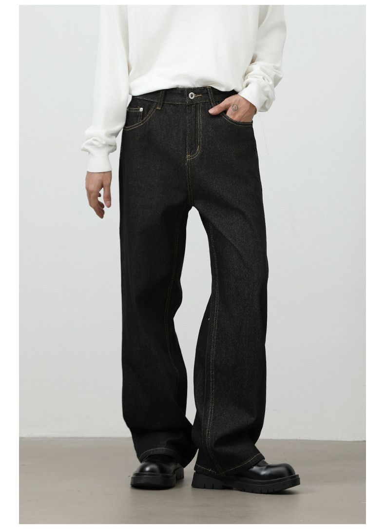 Japanese Brand American retro men's loose casual straight wide-leg jeans Size US 32 / EU 48 - 2 Thumbnail