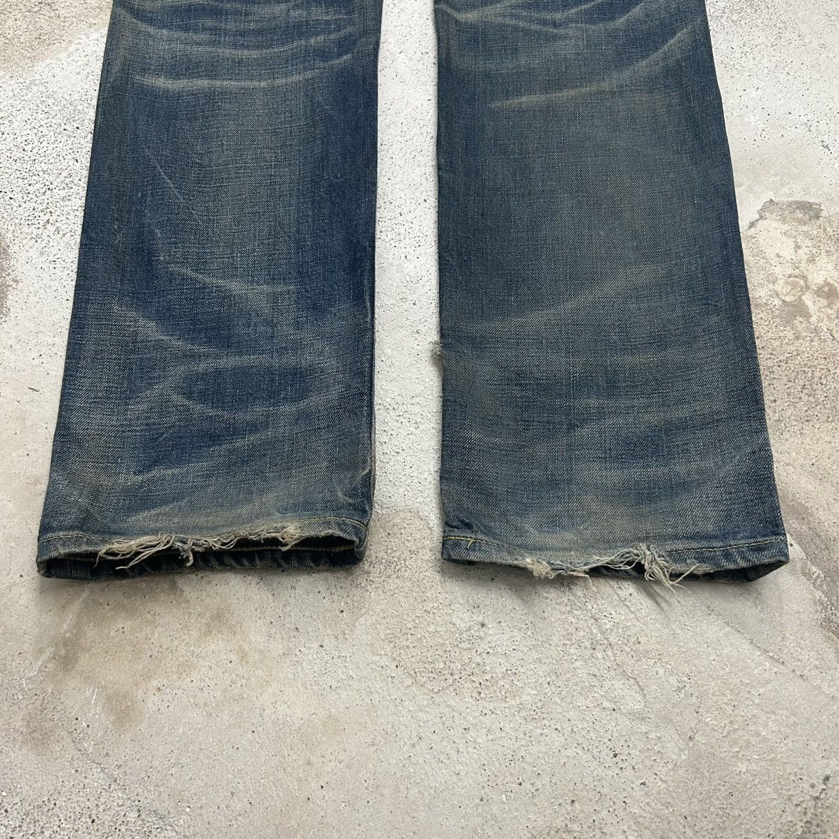 Edwin Vintage Edwin Selvedge Mud Washed Clawn Marks Size US 33 - 9 Thumbnail