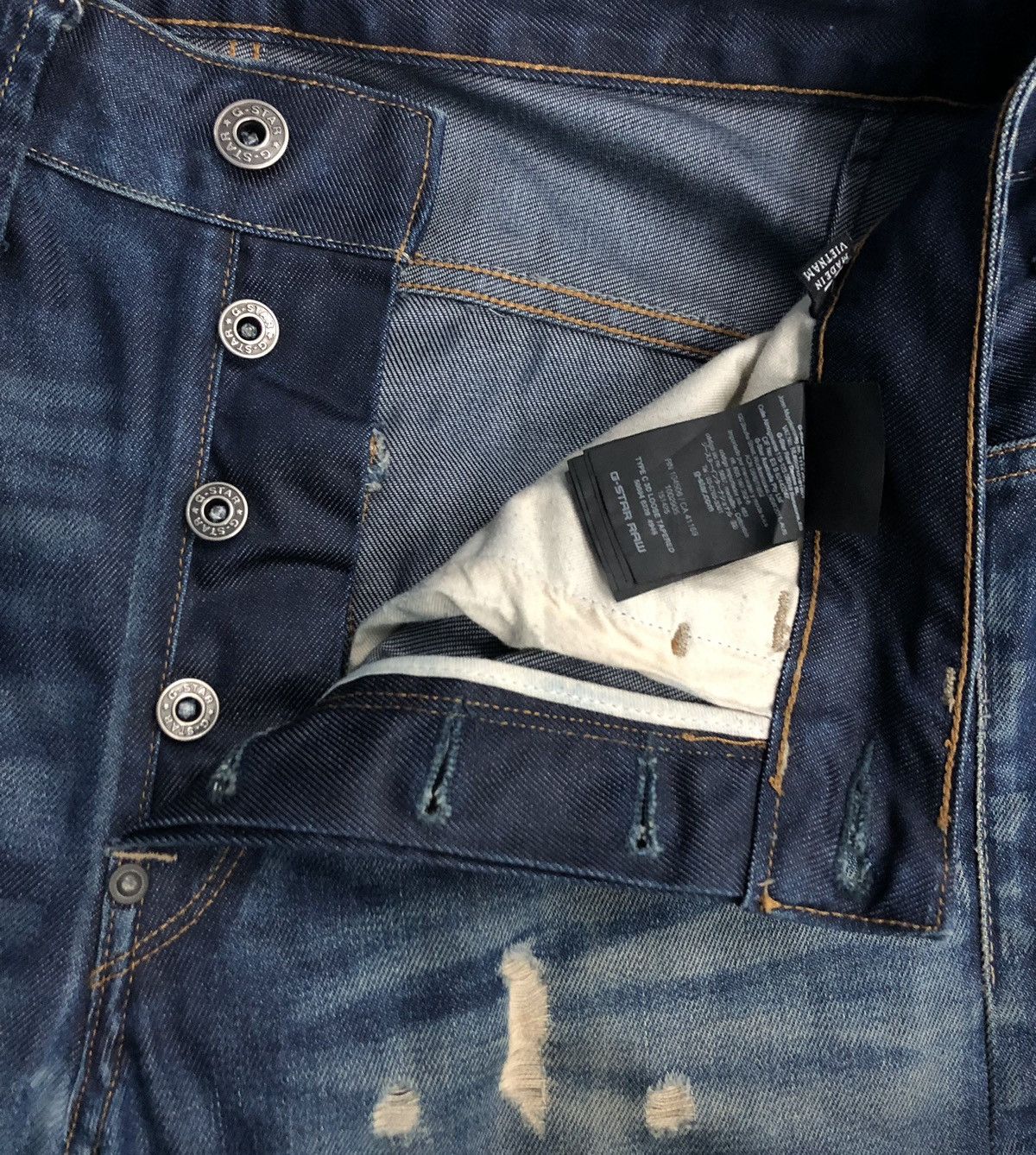 G-Star Vintage G-Star Raw Denim Pants Size US 34 / EU 50 - 15 Thumbnail