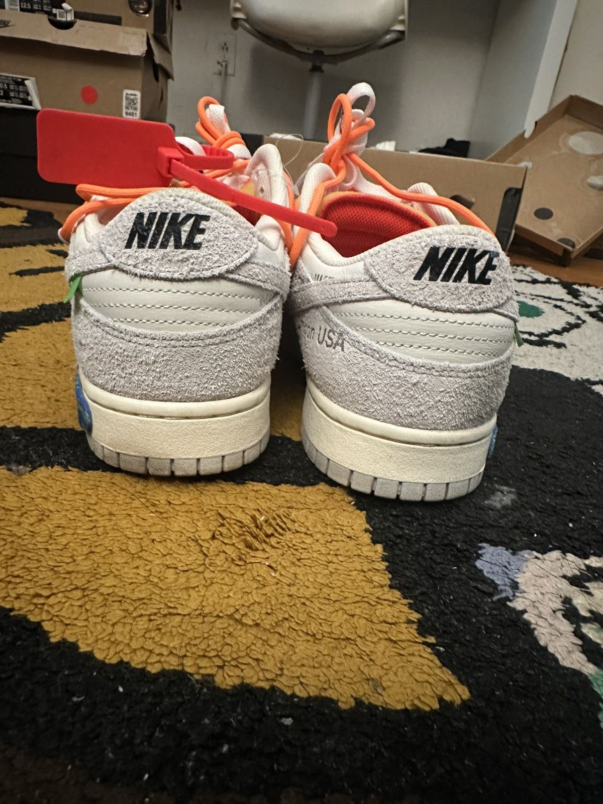 Nike × Off-White Off-White x Dunk Low lot 31 of 50’ Size US 10.5 / EU 43-44 - 4 Thumbnail