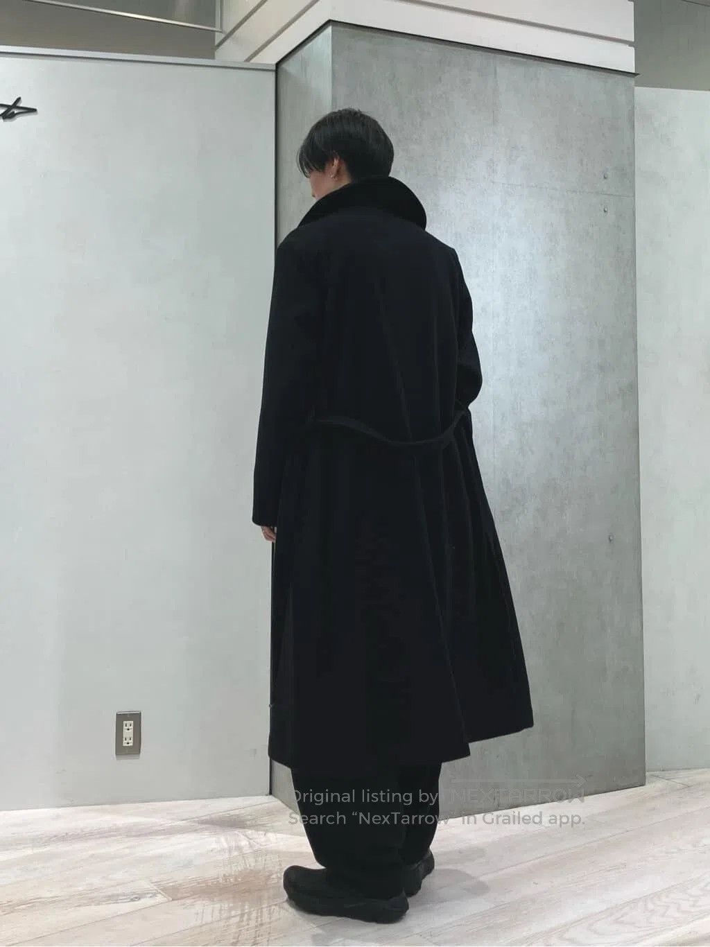 Yohji Yamamoto Yohji Yamamoto Black Wool Coat. Size S / US 4 / IT 40 - 3 Thumbnail