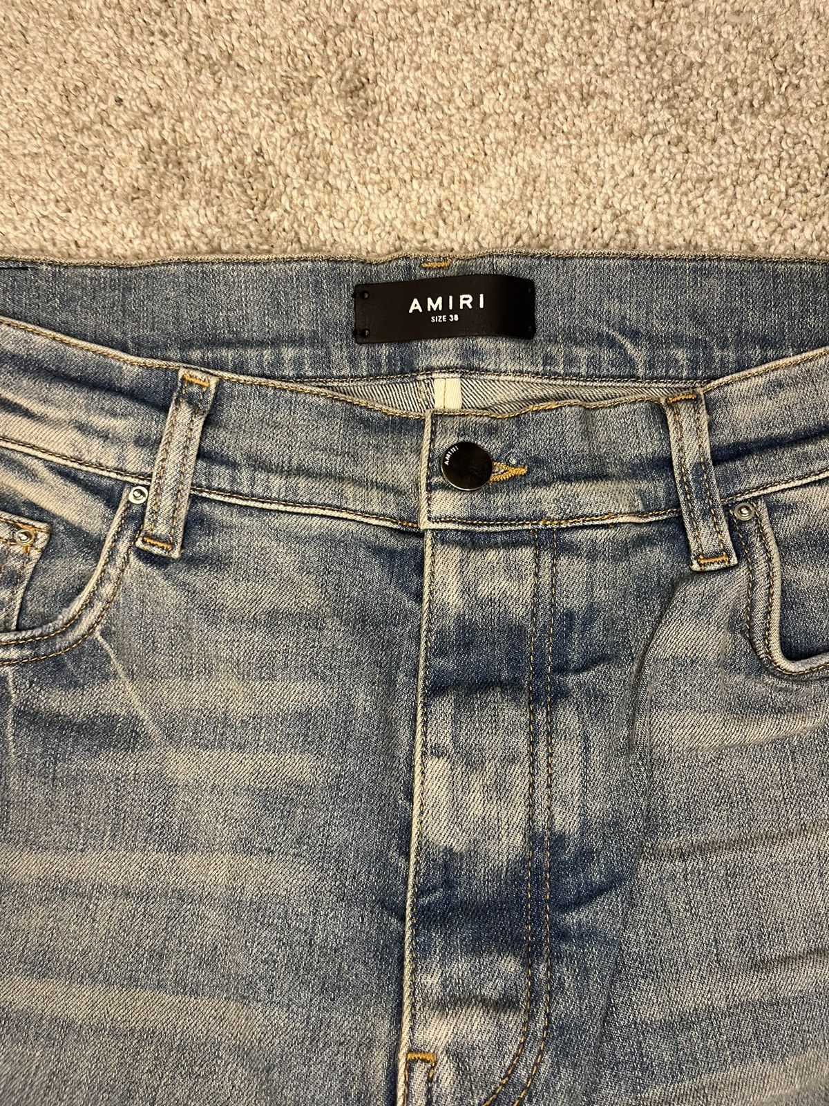 Amiri Amiri Paint Drip Core Logo Jeans Size US 38 / EU 54 - 4 Thumbnail