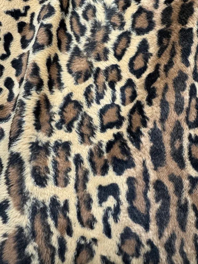 Moschino × Vintage Moschino Leopard Fur Effect Skirt Size 27" / US 4 / IT 40 - 3 Thumbnail