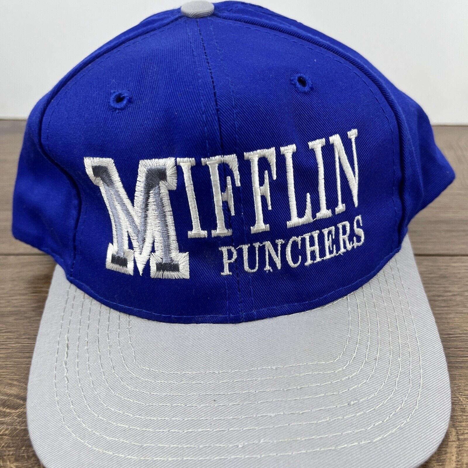 Other Mifflin Punchers Hat Mifflin Puncher Blue Hat Adjustable Adu Size ONE SIZE - 6 Thumbnail