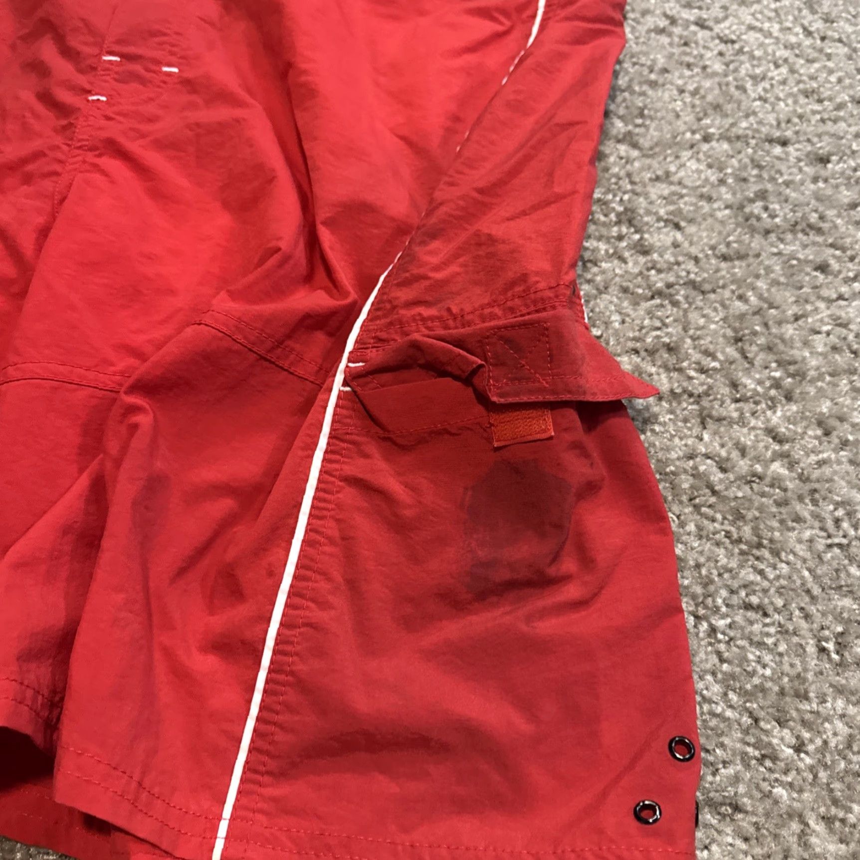 Ocean Pacific VINTAGE Ocean Pacific OP Boarding Co. Board Shorts Bathing Suit Red VTG Y2K Size US 33 - 5 Thumbnail