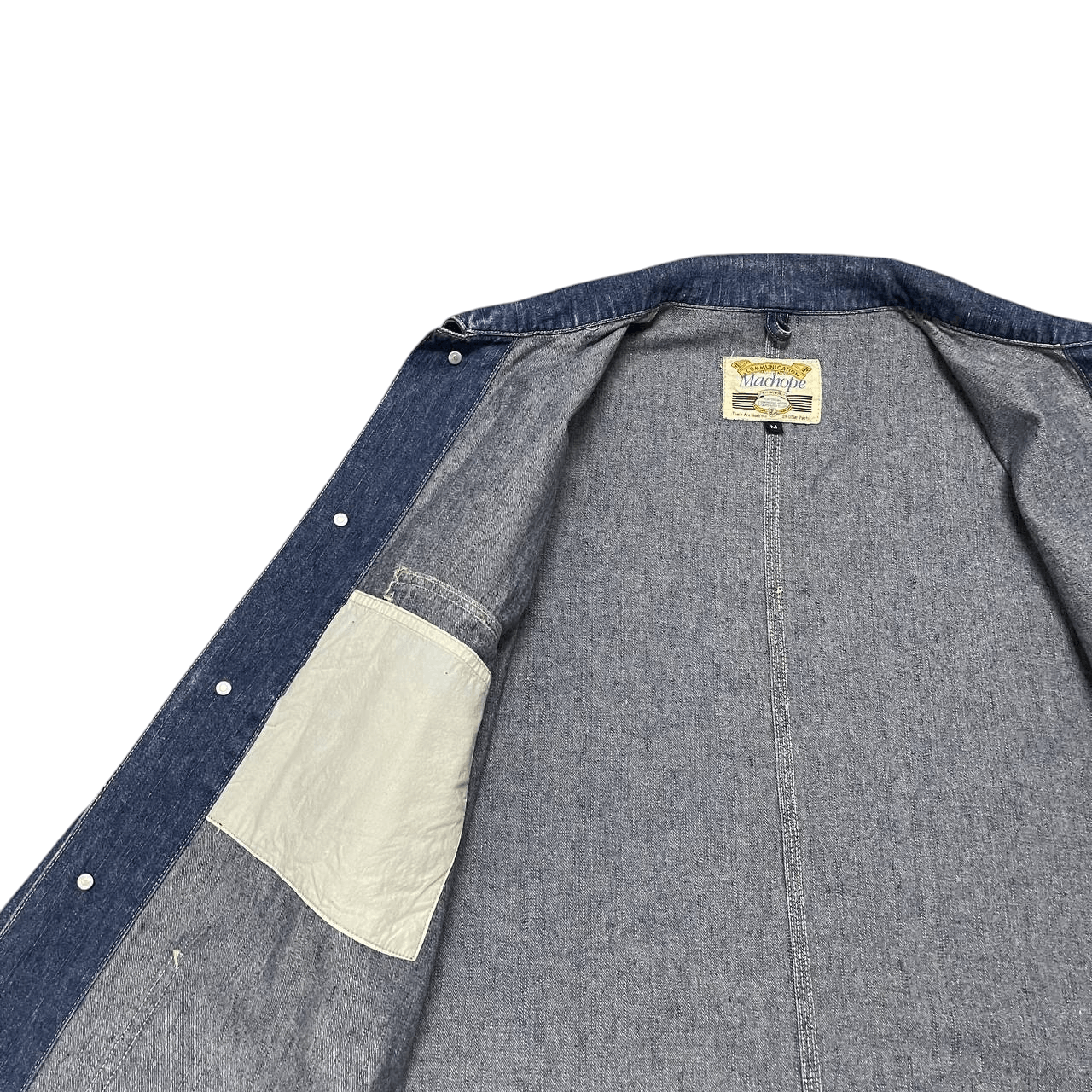 Japanese Brand Vintage Machope Chore Work Denim Jacket Size US M / EU 48-50 / 2 - 7 Thumbnail