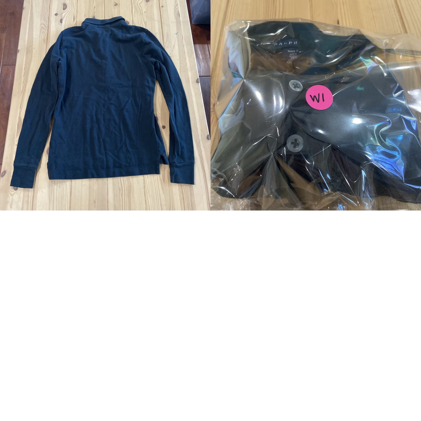Ralph Lauren VINTAGE Ralph Lauren Y2K Henley Top Snap Shirt Black S 100% Cotton Women Long Sleeve Polo Henley Button Mens Womens Size S / US 4 / IT 40 - 8 Thumbnail
