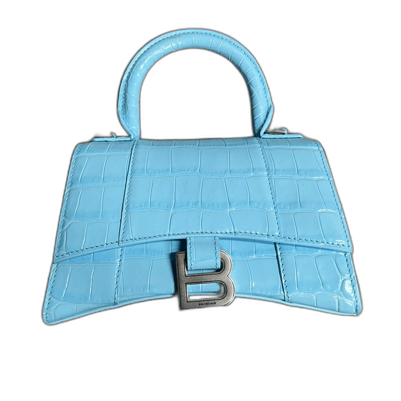 Balenciaga Balenciaga Croc Texture Mini Handbag-2505 Size ONE SIZE - 1 Thumbnail