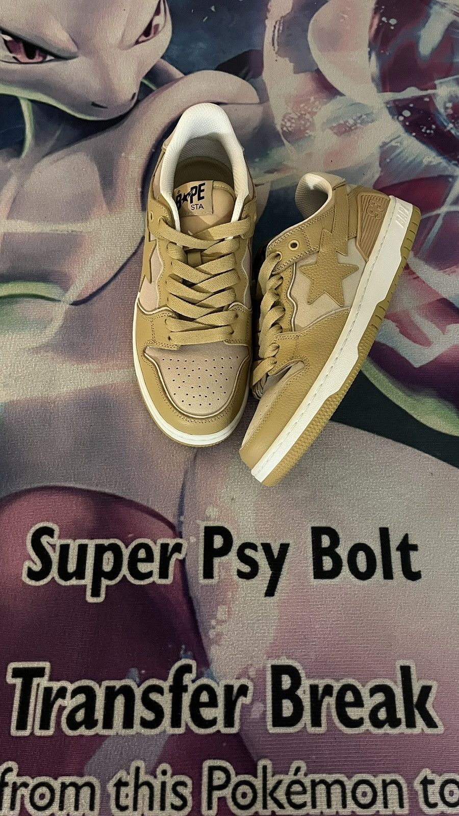 Bape Bapesta Sk8 Sta #4 Beige Gradient Size 9 US A Bathing Ape Size US 9 / EU 42 - 2 Thumbnail