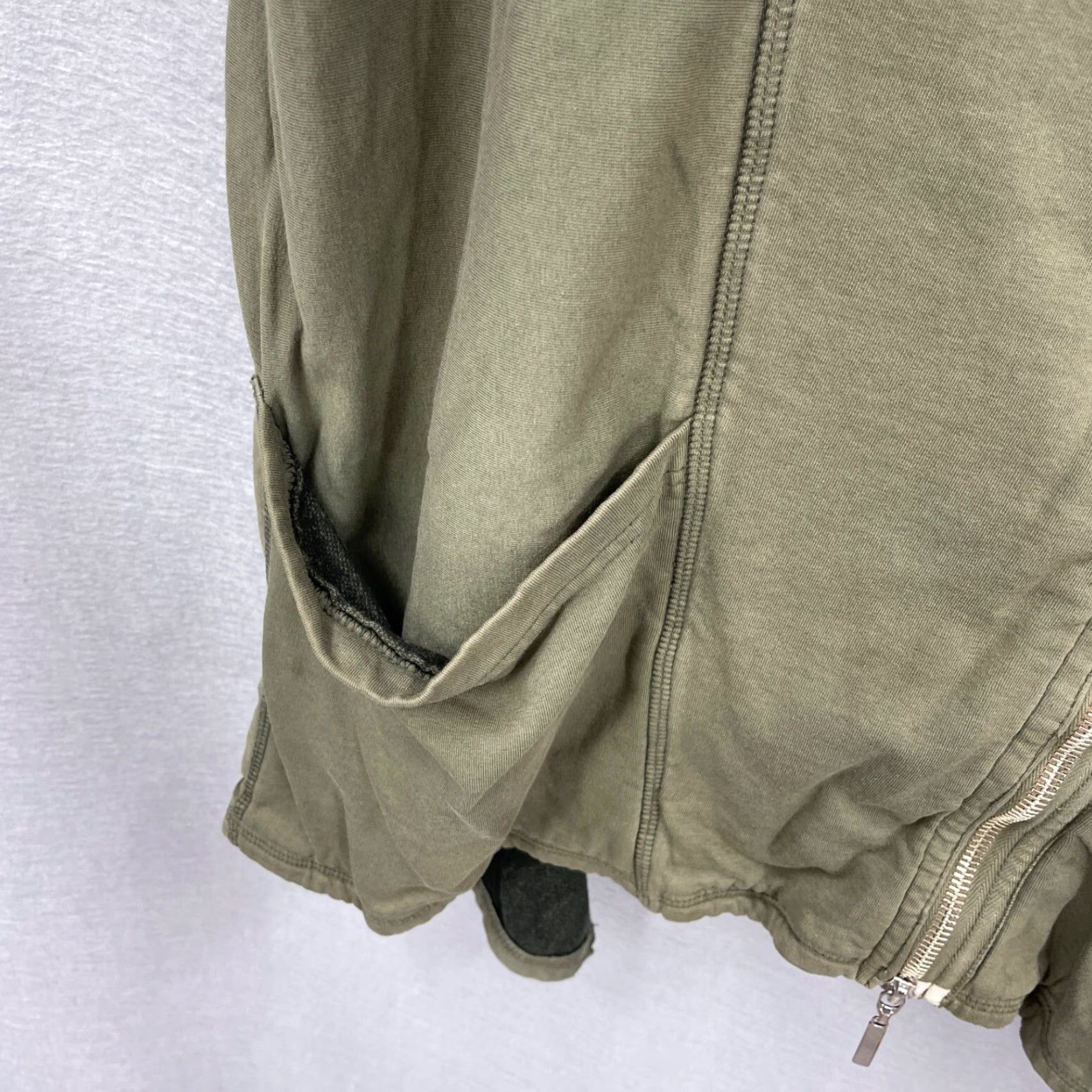 Hard Tail Hard Tail Forever Asymmetric Full Zip Sweater Womens S Grunge Sweatshirt Boho Size S / US 4 / IT 40 - 6 Thumbnail