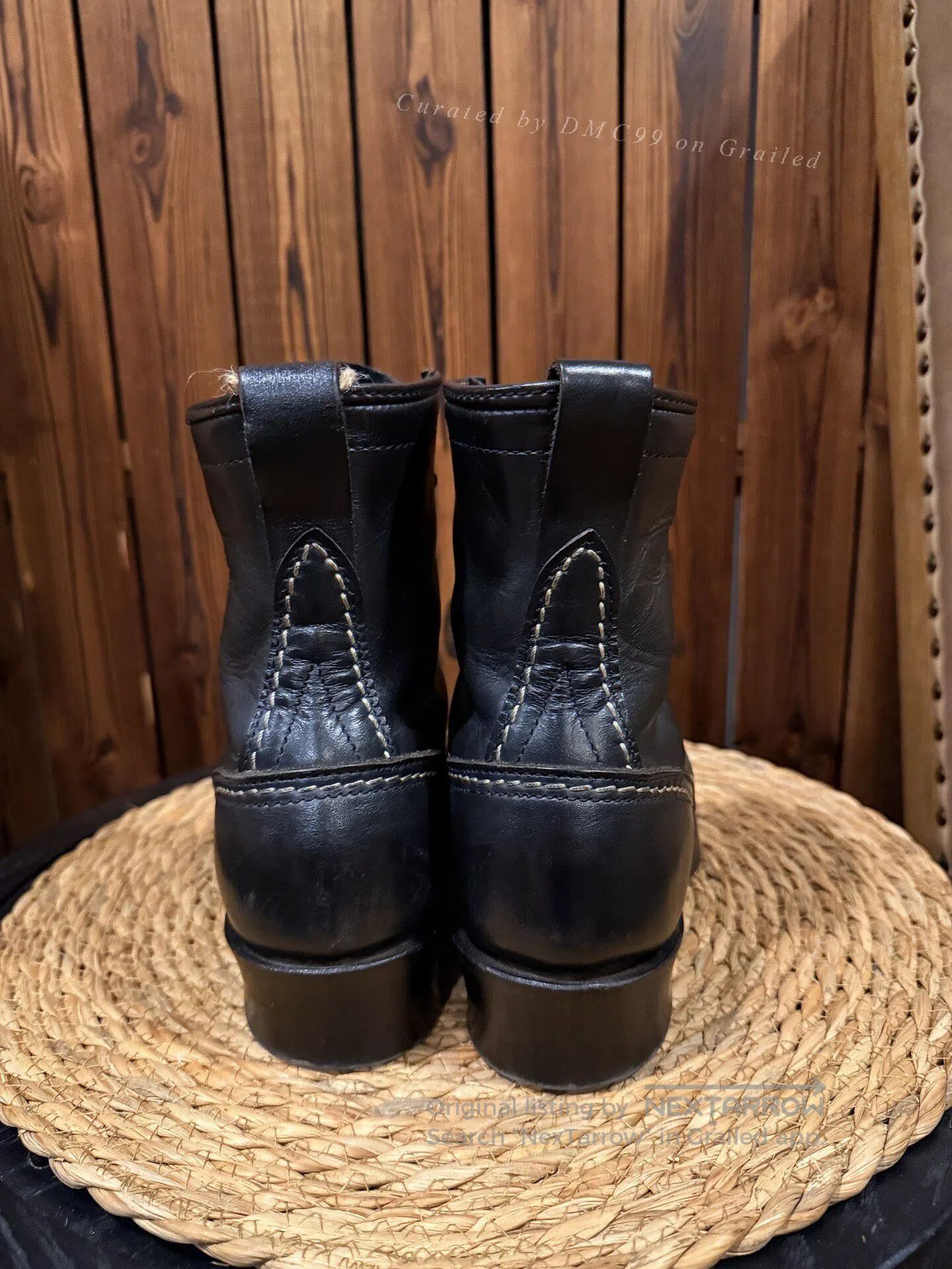 WESCO Wesco Jobmaster 7.5D Black Work Boots. Size US 7.5 / EU 40-41 - 5 Thumbnail