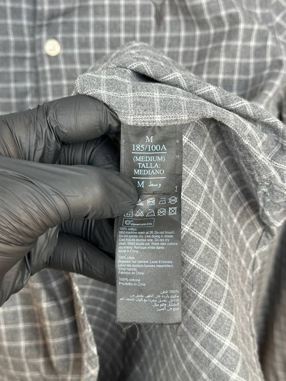 Allsaints AllSaints Yari Shirt Muted Check Flannel Melange Effect LS Size US M / EU 48-50 / 2 - 11 Thumbnail