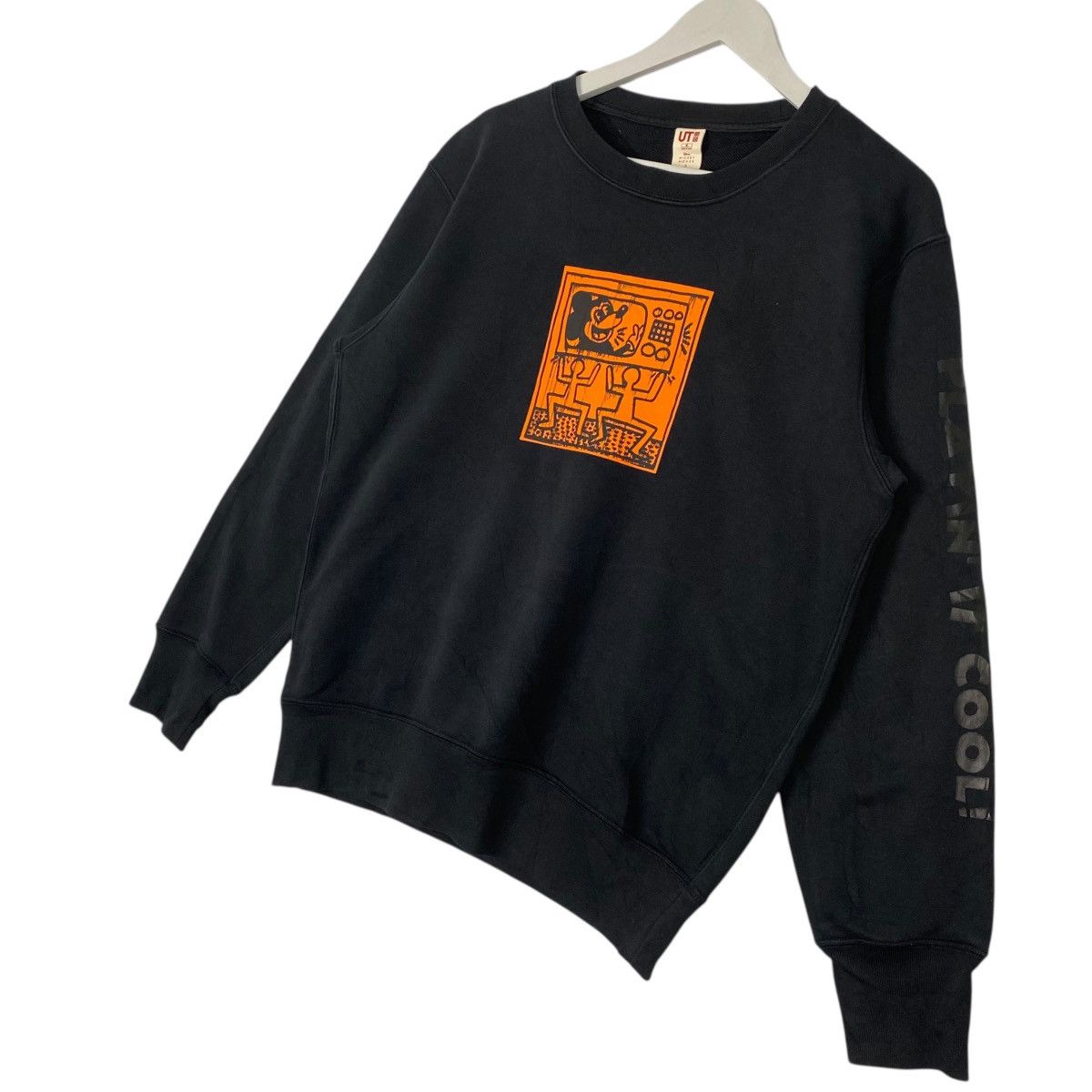 Other Vintage Mickey Keith Haring Sweatshirt Crewneck Black Size US M / EU 48-50 / 2 - 2 Thumbnail