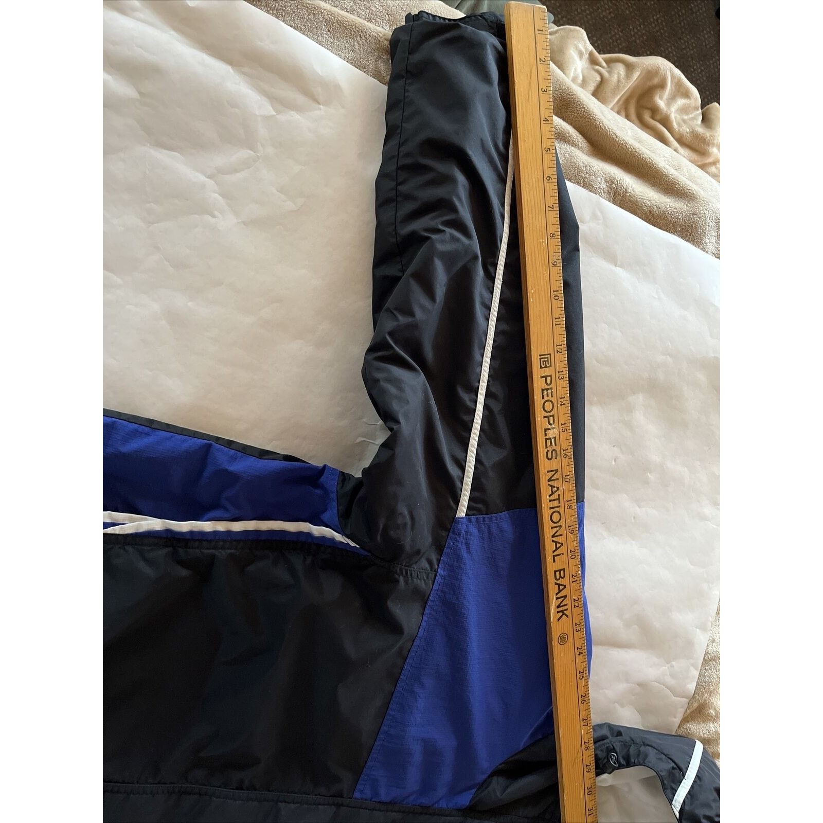 Columbia Columbia Women’s L Blue Black LS Polyester Nylon Hooded Coat Size L / US 10 / IT 46 - 8 Thumbnail