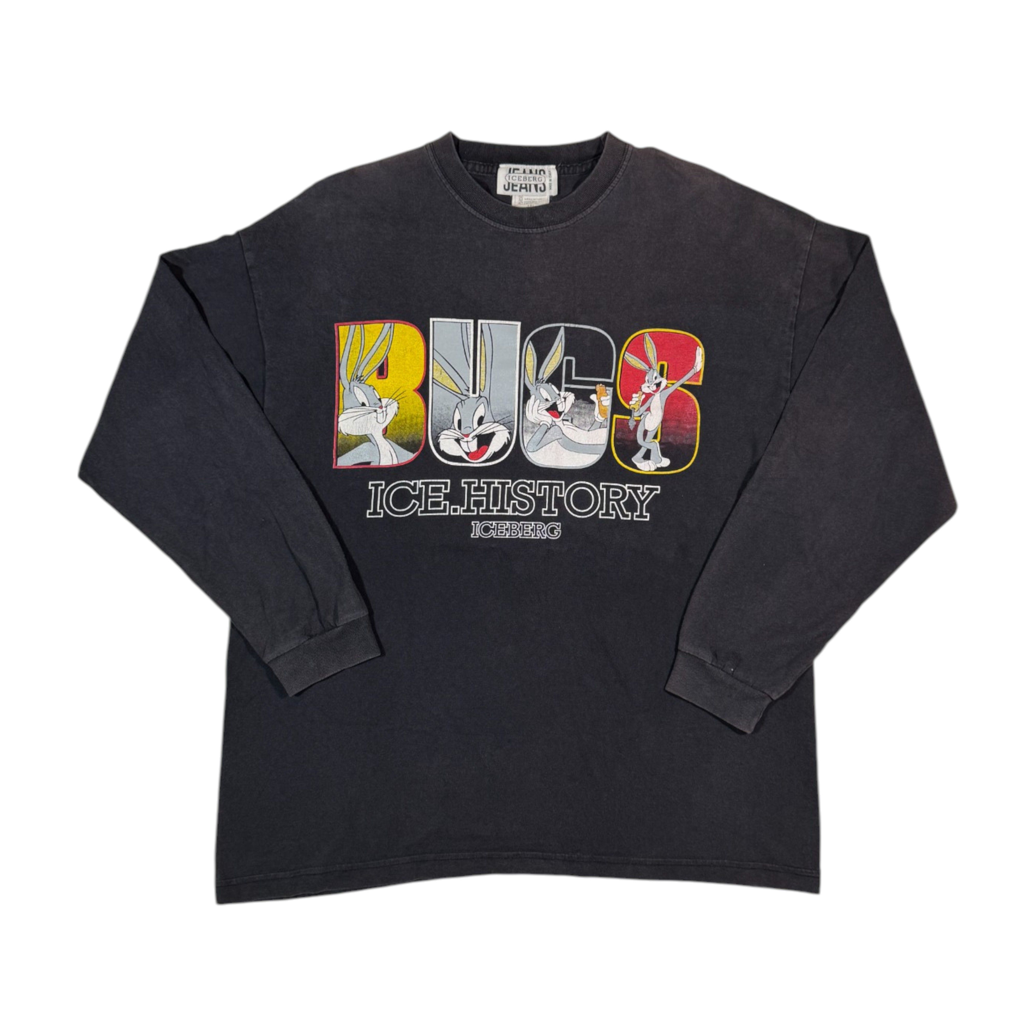 90s ICEBERG HISTORY BUGS BUNNY History Iceberg Tshirt Vintage