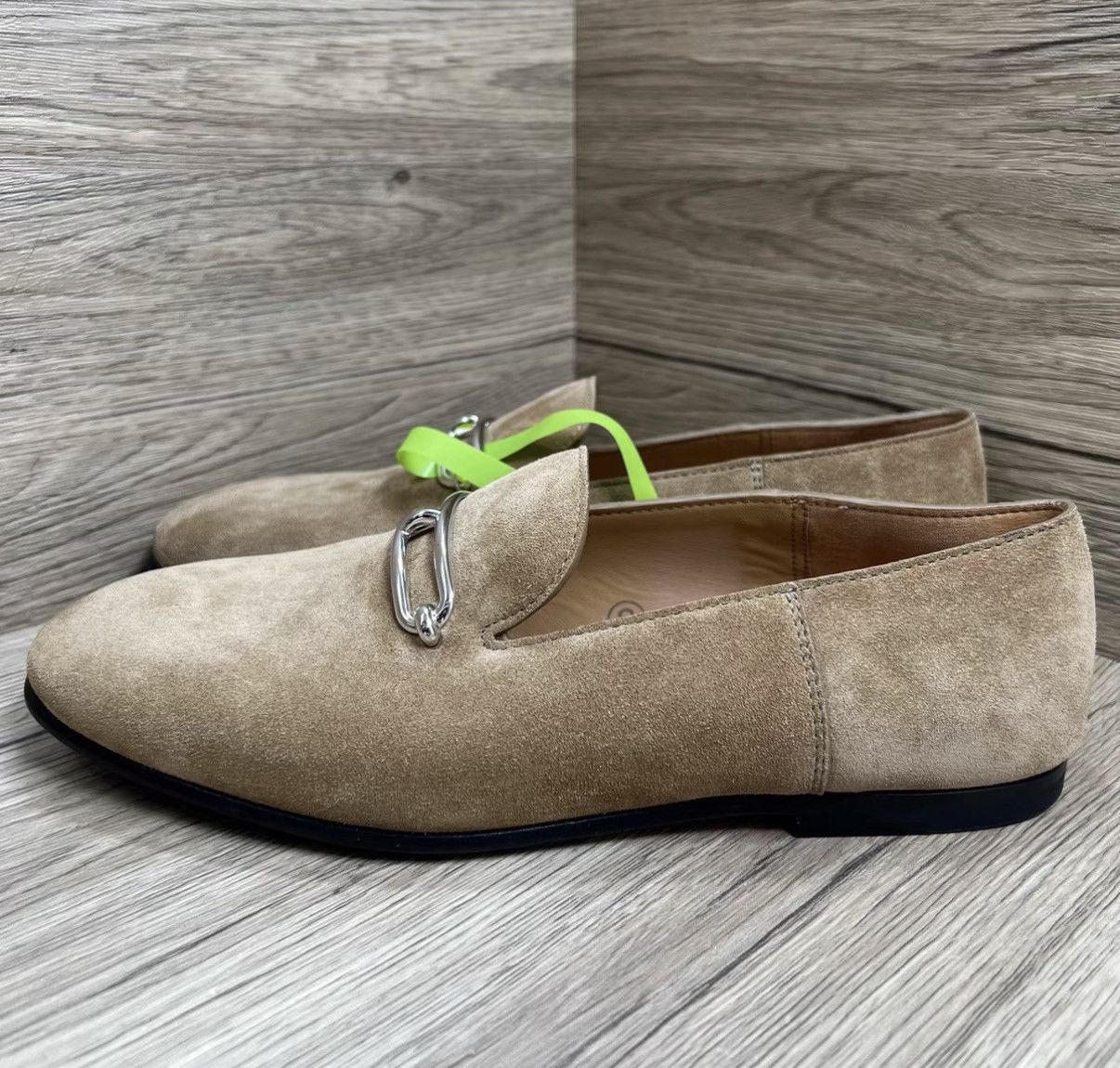 Hermes Hermès Gentleman Khaki Pig Nose Loafers J41 Size US 7.5 / EU 40-41 - 1 Thumbnail