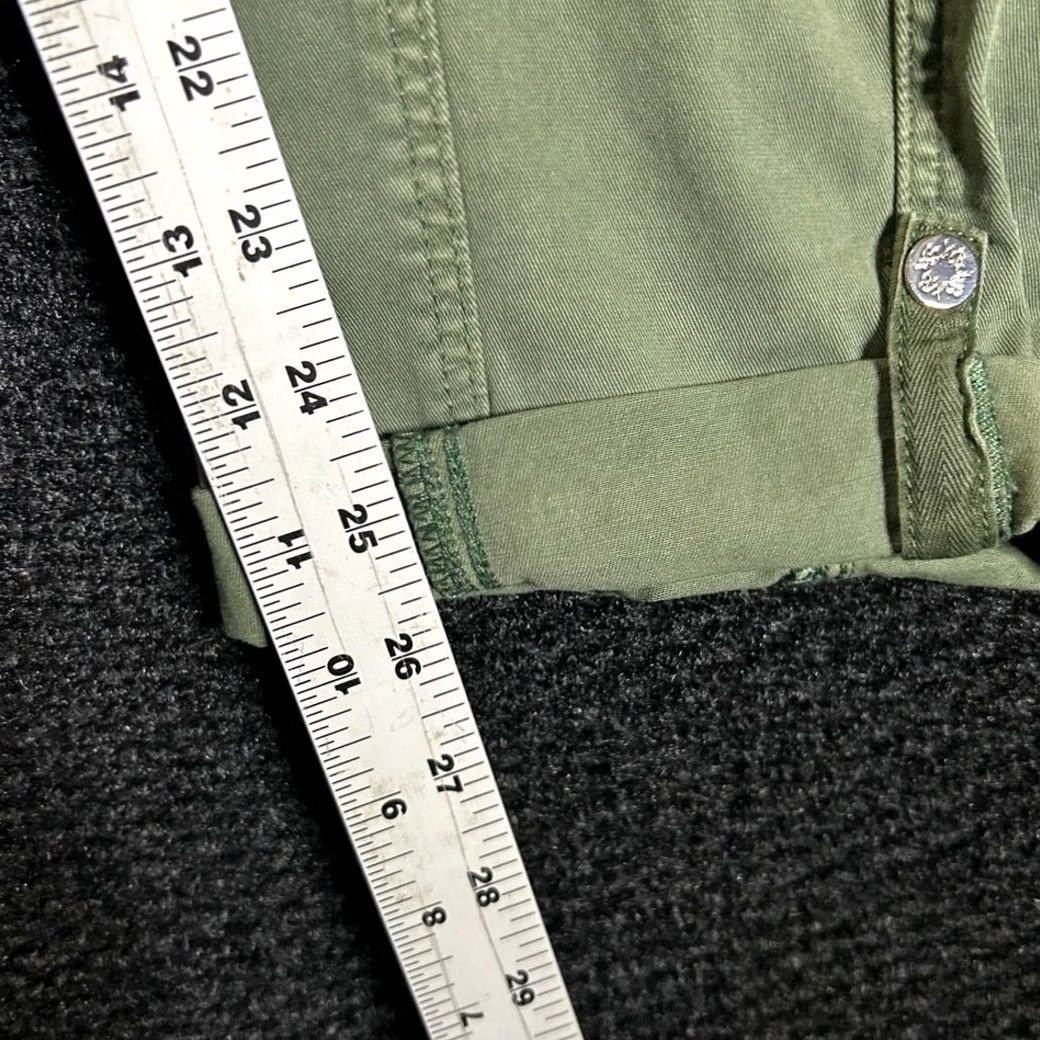 White House Black Market White House Black Market Crop Pants Women's 10 Olive Green Mid Rise Straight NWT Size 32" / US 10 / IT 46 - 7 Thumbnail