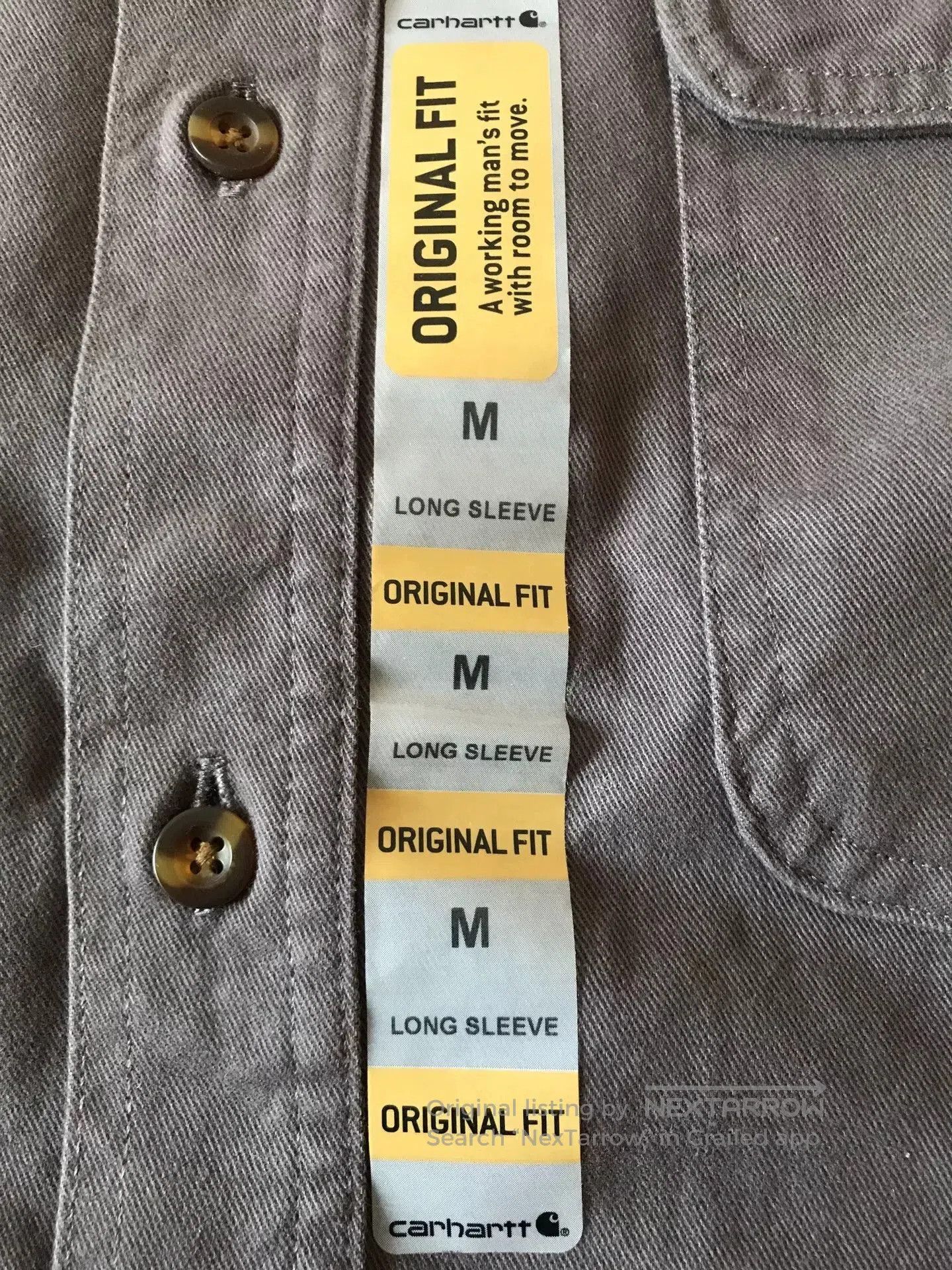 Carhartt Carhartt S09 GVL Work Shirt. Size US M / EU 48-50 / 2 - 5 Thumbnail