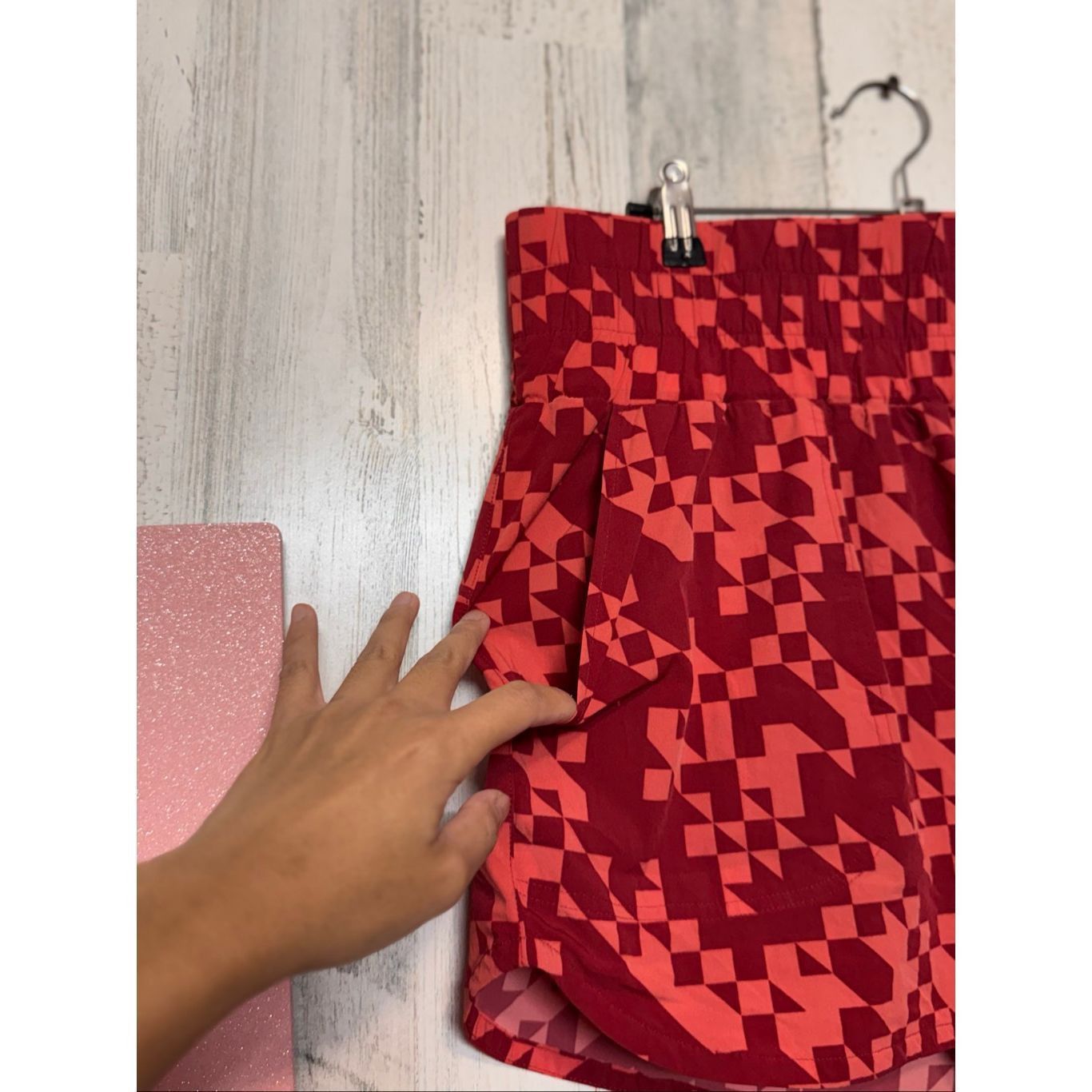 Other JoyLab Red Geometric Running Shorts Women’s XL High Waist Ac Size 38" / US 16 / IT 52 - 9 Thumbnail