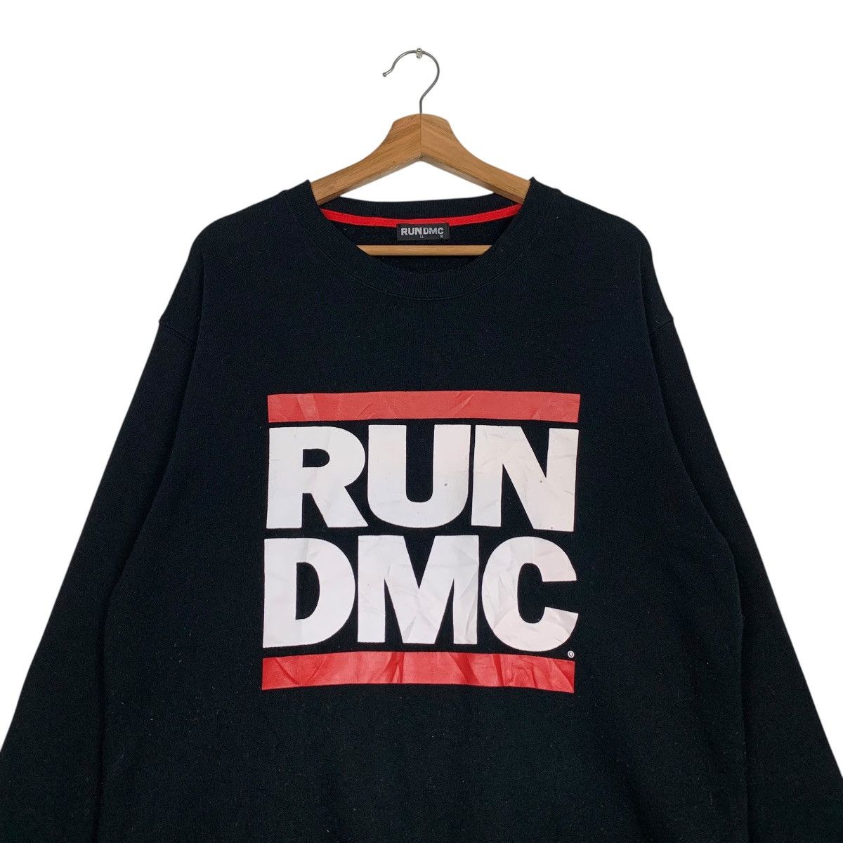 RUN DMC RUN DMC Big Logo Crewneck Sweatshirt #2200-C97 Size US L / EU 52-54 / 3 - 2 Thumbnail