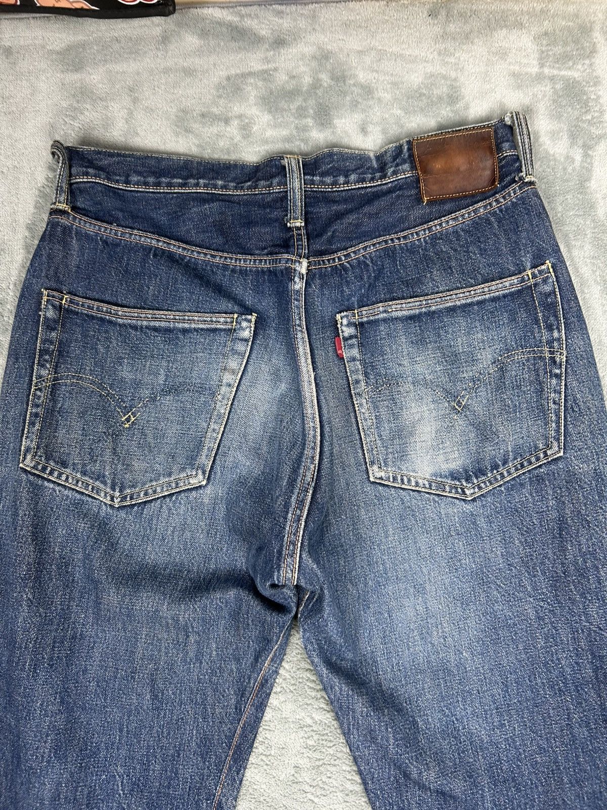 Sugar Cane Vintage Fortune & Co 80’s Hidden Rivet Washed Denim Size US 30 / EU 46 - 10 Thumbnail