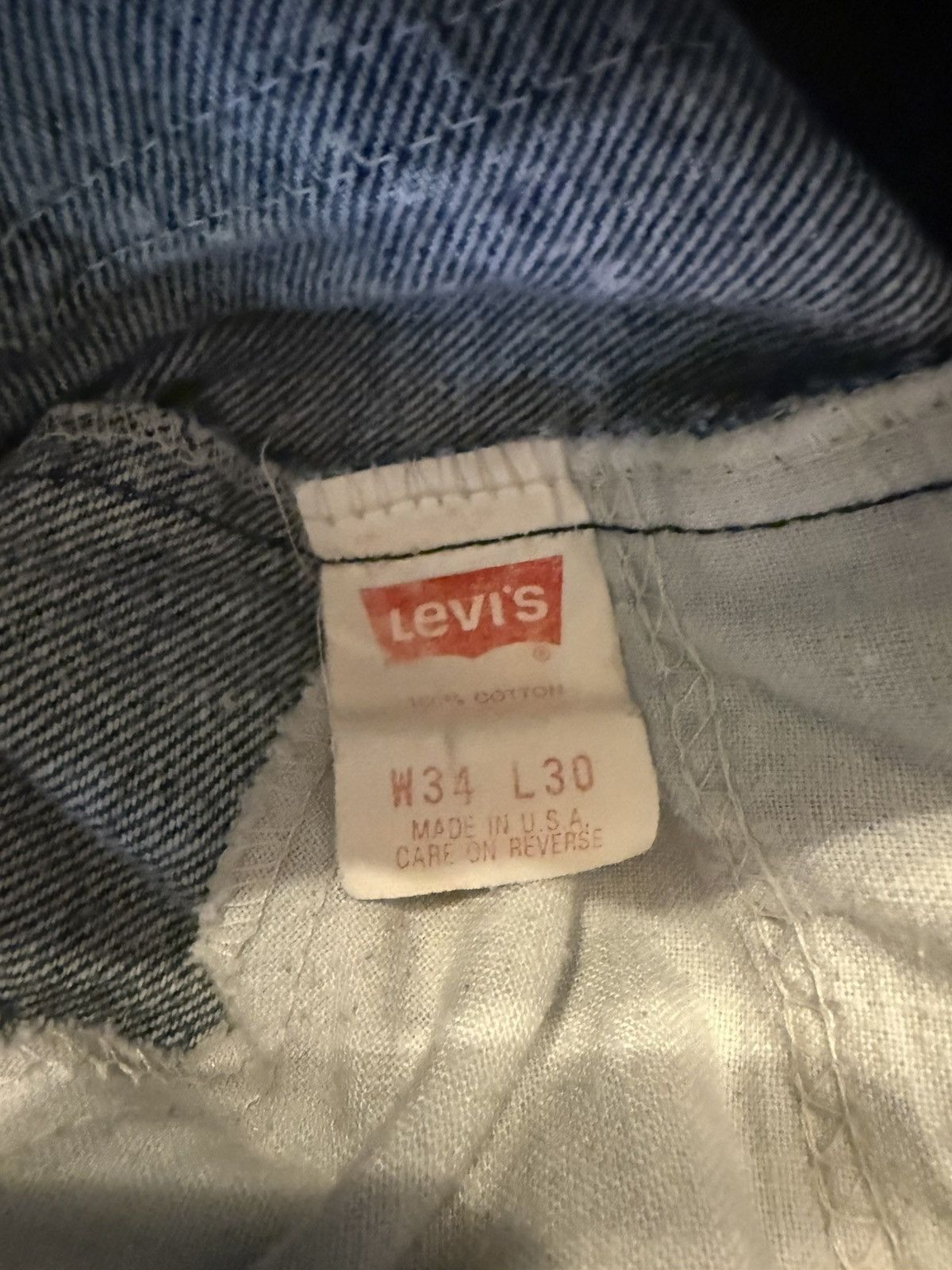 Levi's Levi's Vintage Orange Tabs 1980s Size US 34 / EU 50 - 2 Thumbnail