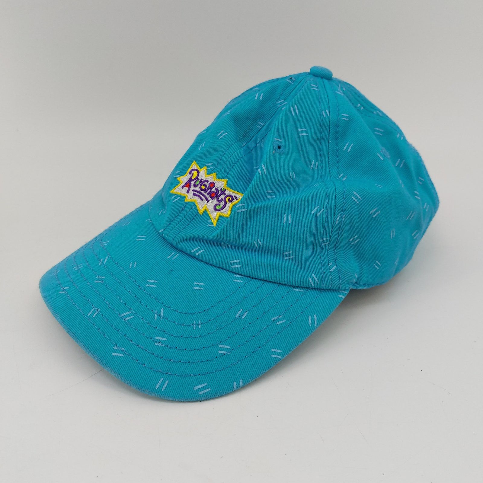 Nickelodeon Nickelodeon Rugrats Turquoise Blue Baseball Hat One Size Size ONE SIZE - 4 Thumbnail
