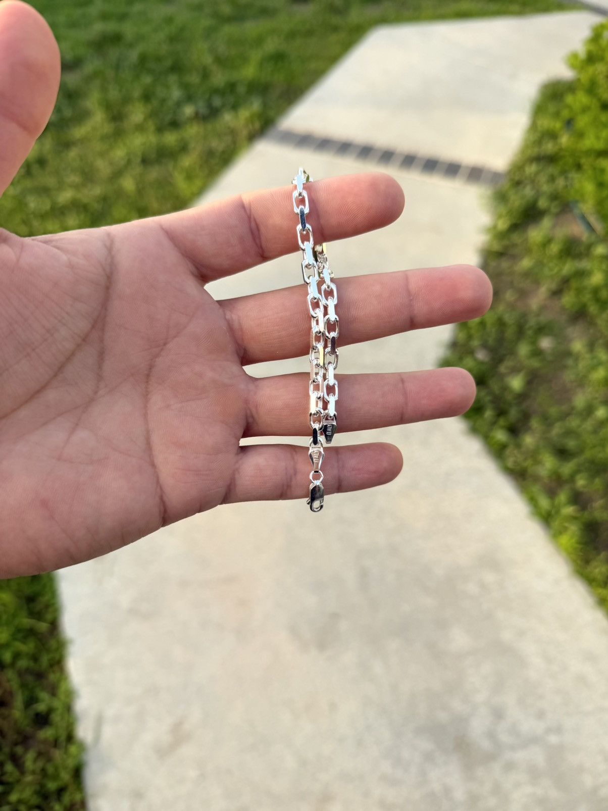 Sterling Silver Sterling silver anchor link bracelet 8” Size ONE SIZE - 2 Thumbnail