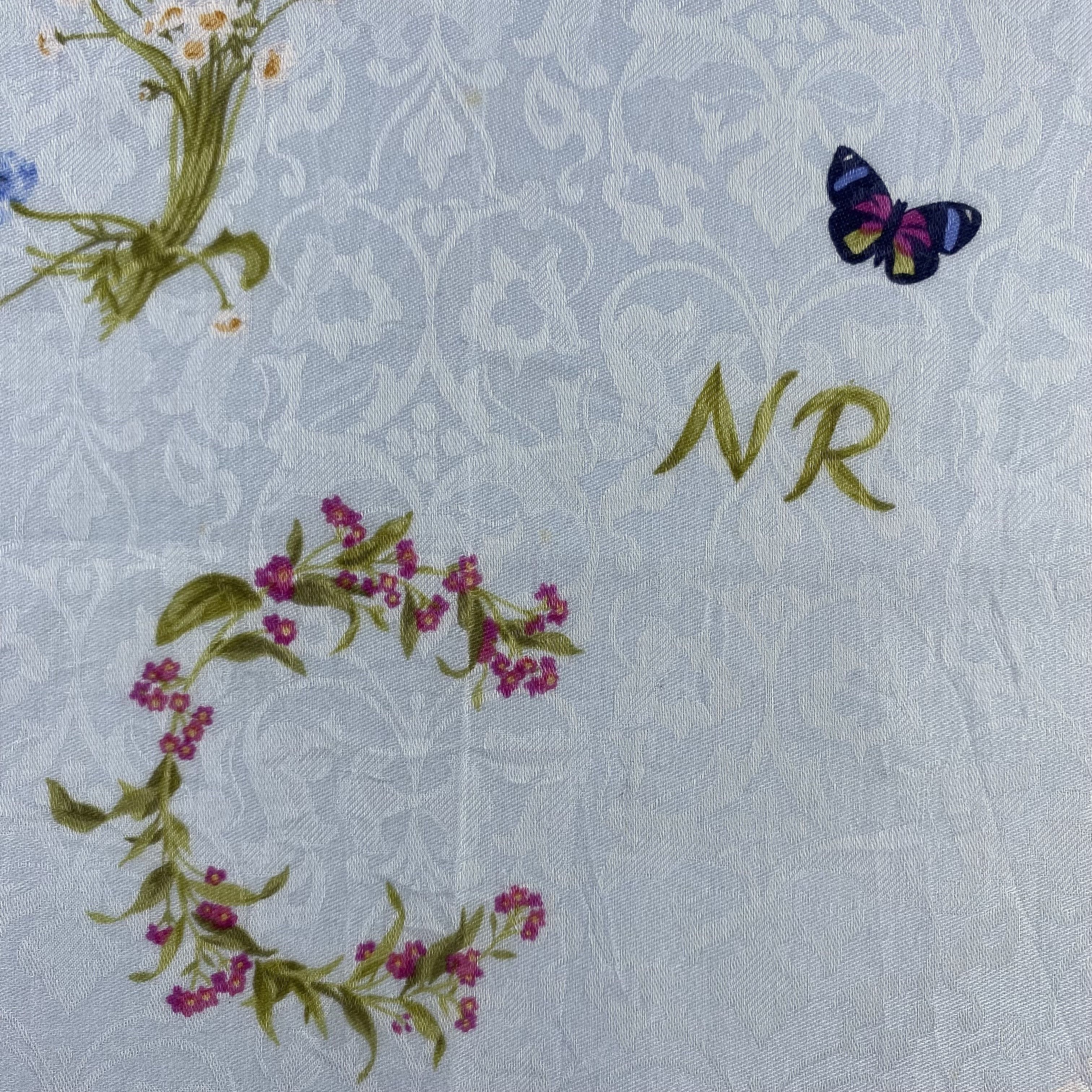 Nina Ricci × Vintage Nina Ricci Handkerchief / Neckerchief / Bandana-P602 Size ONE SIZE - 4 Thumbnail