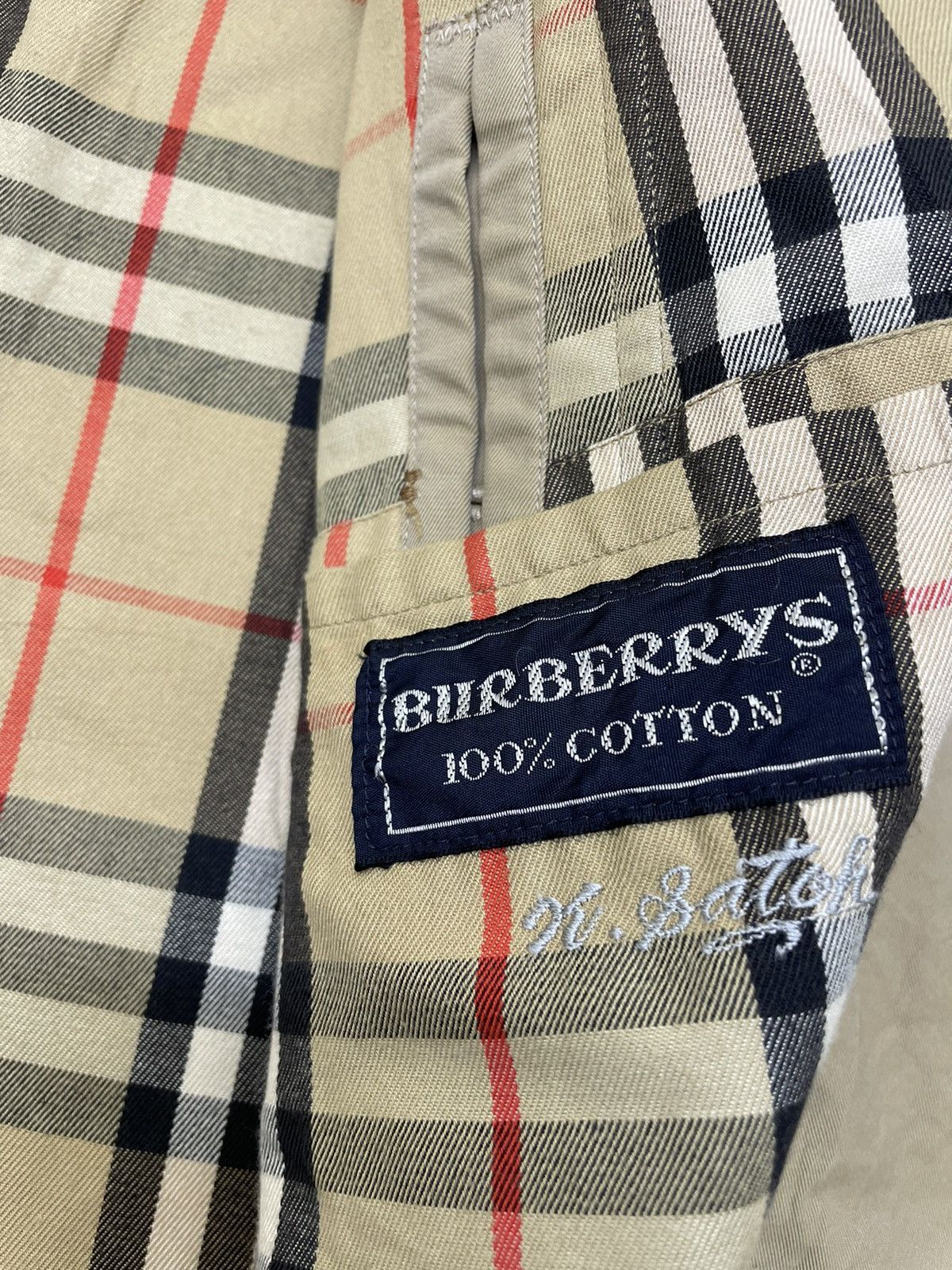 Burberry 🔥Burberry England NovaCheck SpeacillyMade For Maruzen Tokyo Size US M / EU 48-50 / 2 - 7 Thumbnail