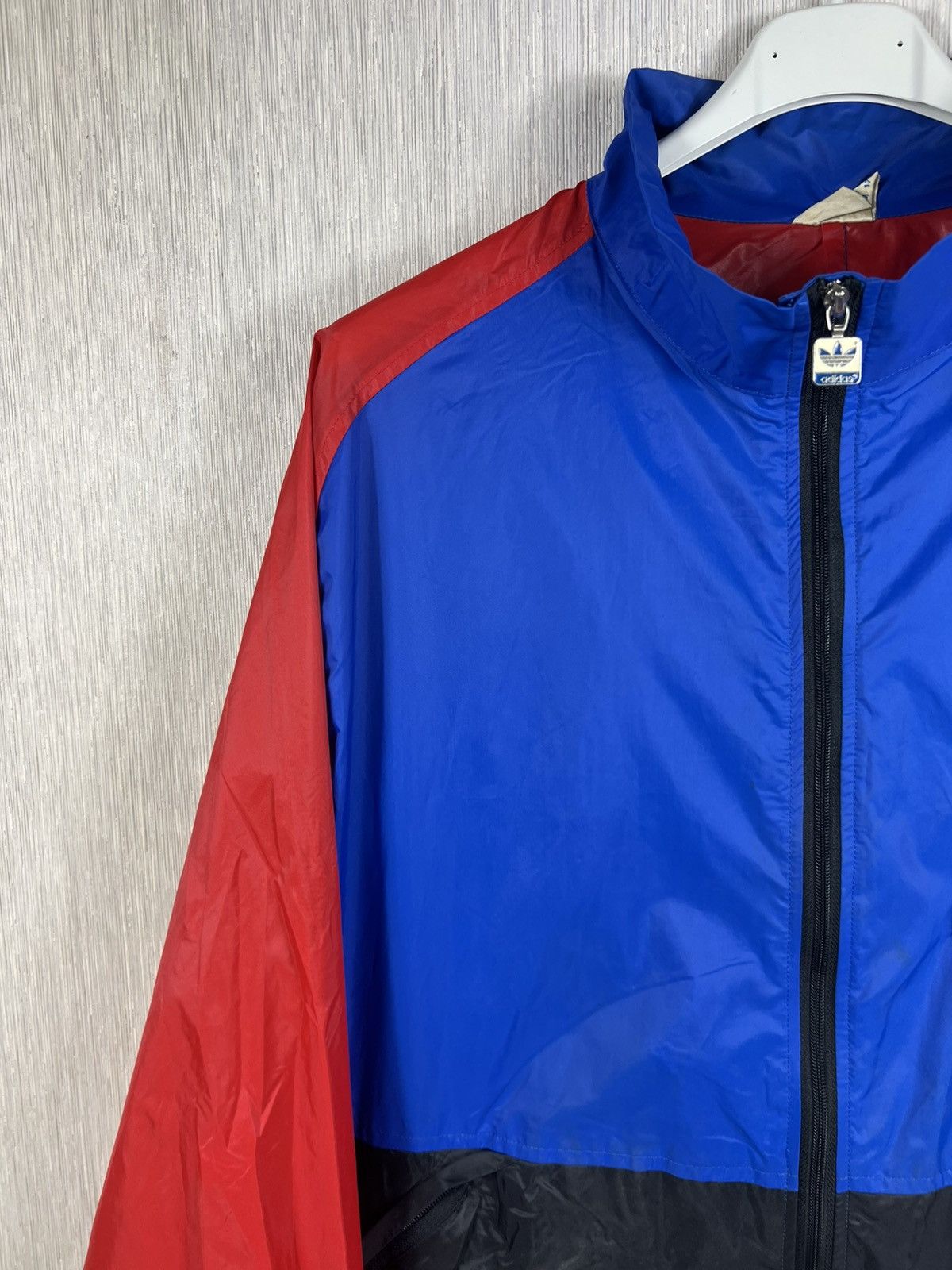 Adidas Vintage 80s Adidas nylon windbreaker jacket water sports Size US M / EU 48-50 / 2 - 4 Thumbnail