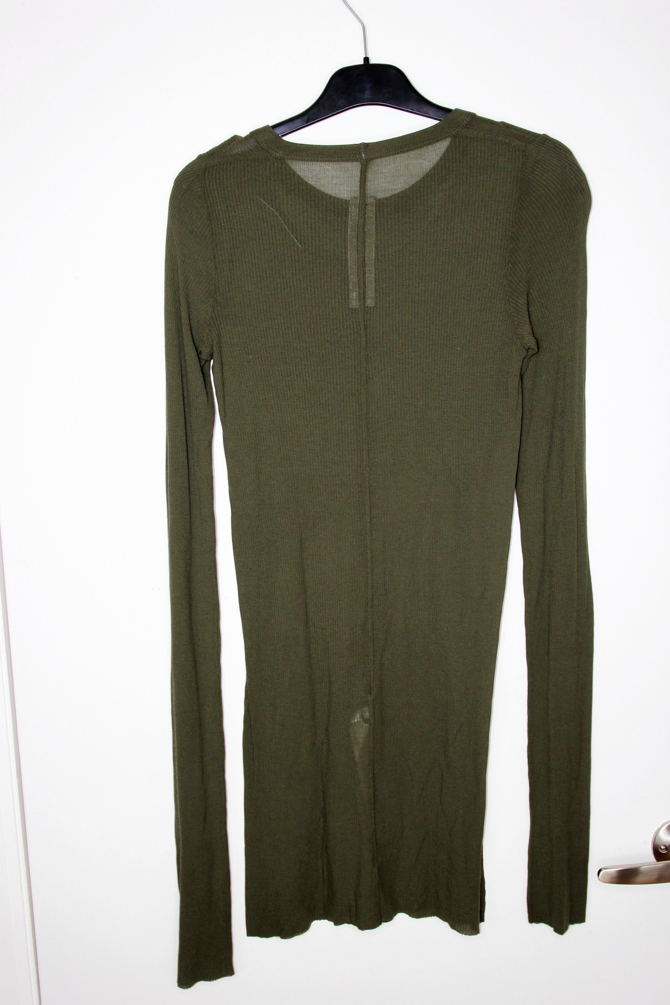 Rick Owens BNWT AW24 RICK OWENS "PORTERVILLE" RIB LS T TSHIRT FOREST S Size US S / EU 44-46 / 1 - 3 Thumbnail