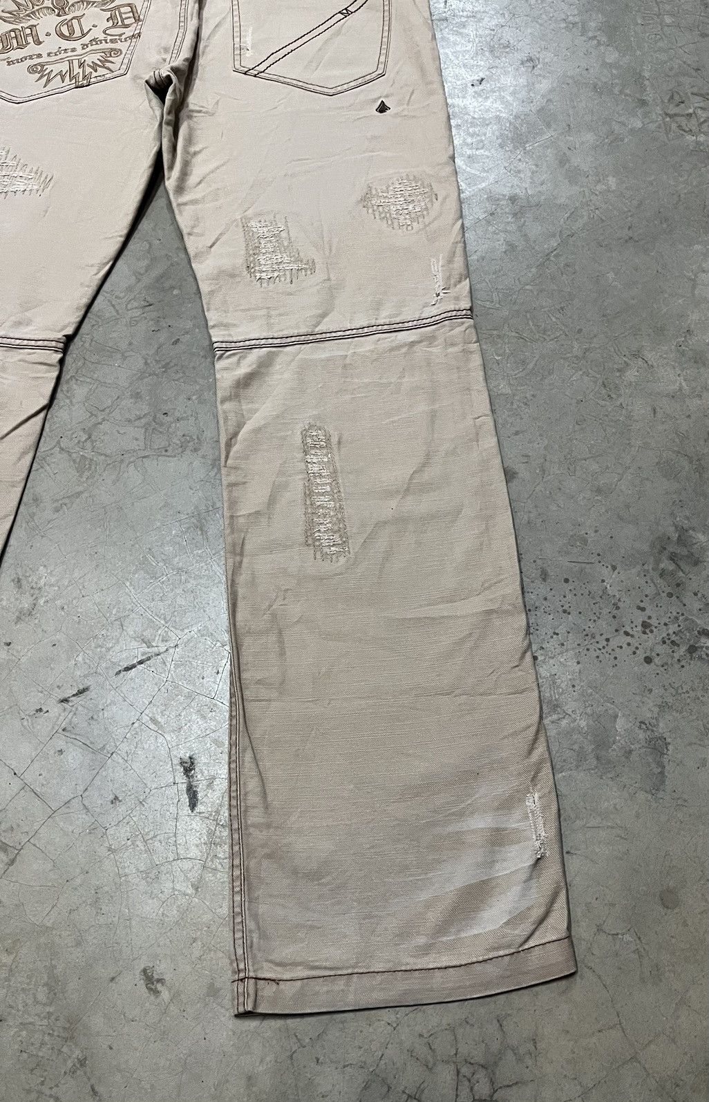 Hysteric Glamour MCD patchwork shashiko boro pant Size US 33 - 12 Thumbnail