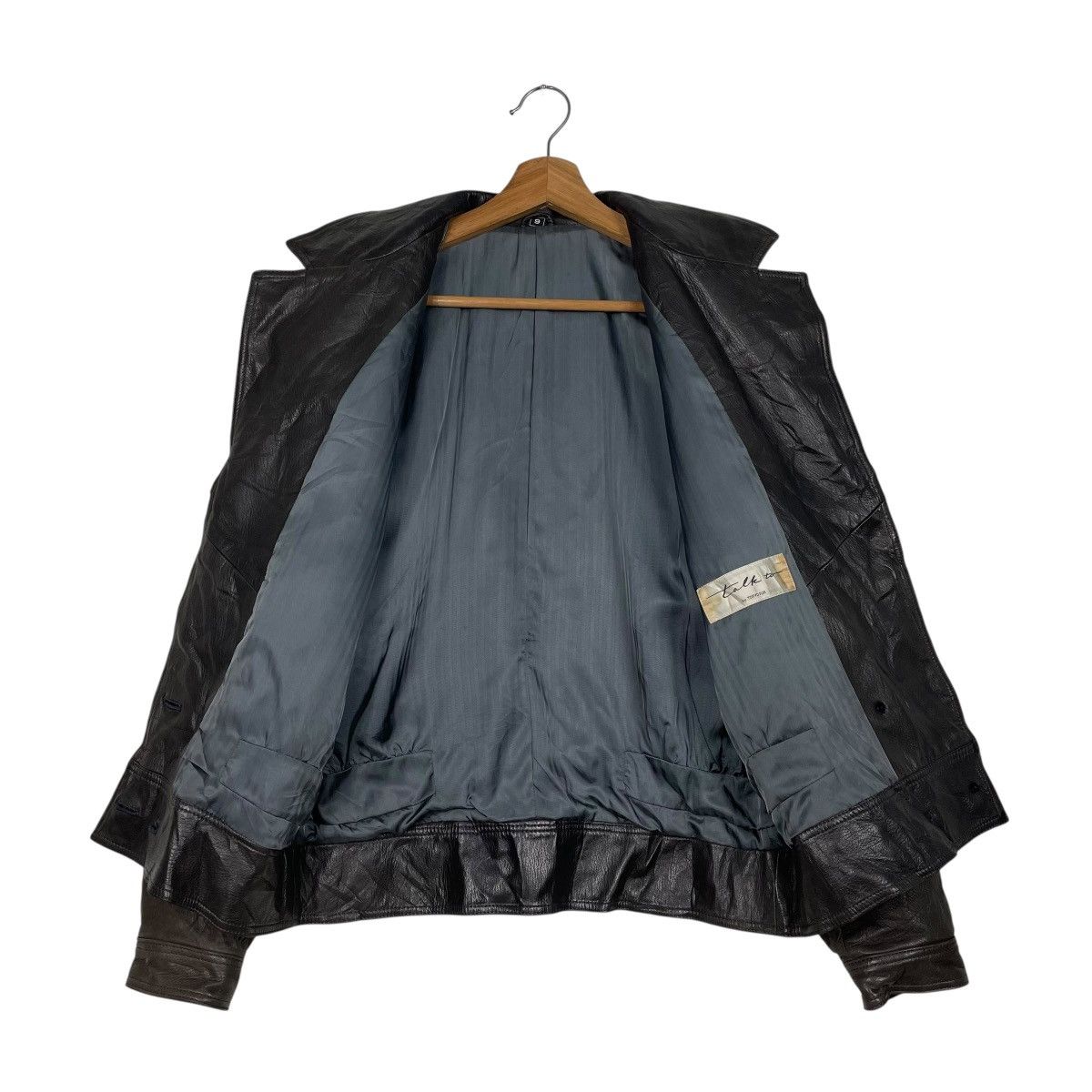 Japanese Brand Talk To By Tokyo Fur Leather Jacket Size M / US 6-8 / IT 42-44 - 11 Thumbnail