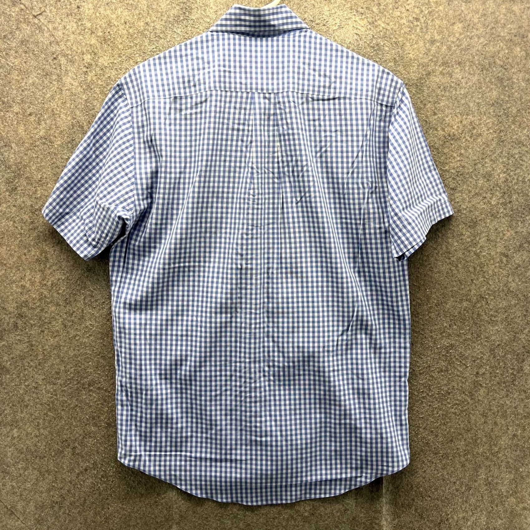 Brooks Brothers Brooks Brothers Shirt Mens S Blue Check Short Sleeve Button Front Casual Size US S / EU 44-46 / 1 - 7 Thumbnail